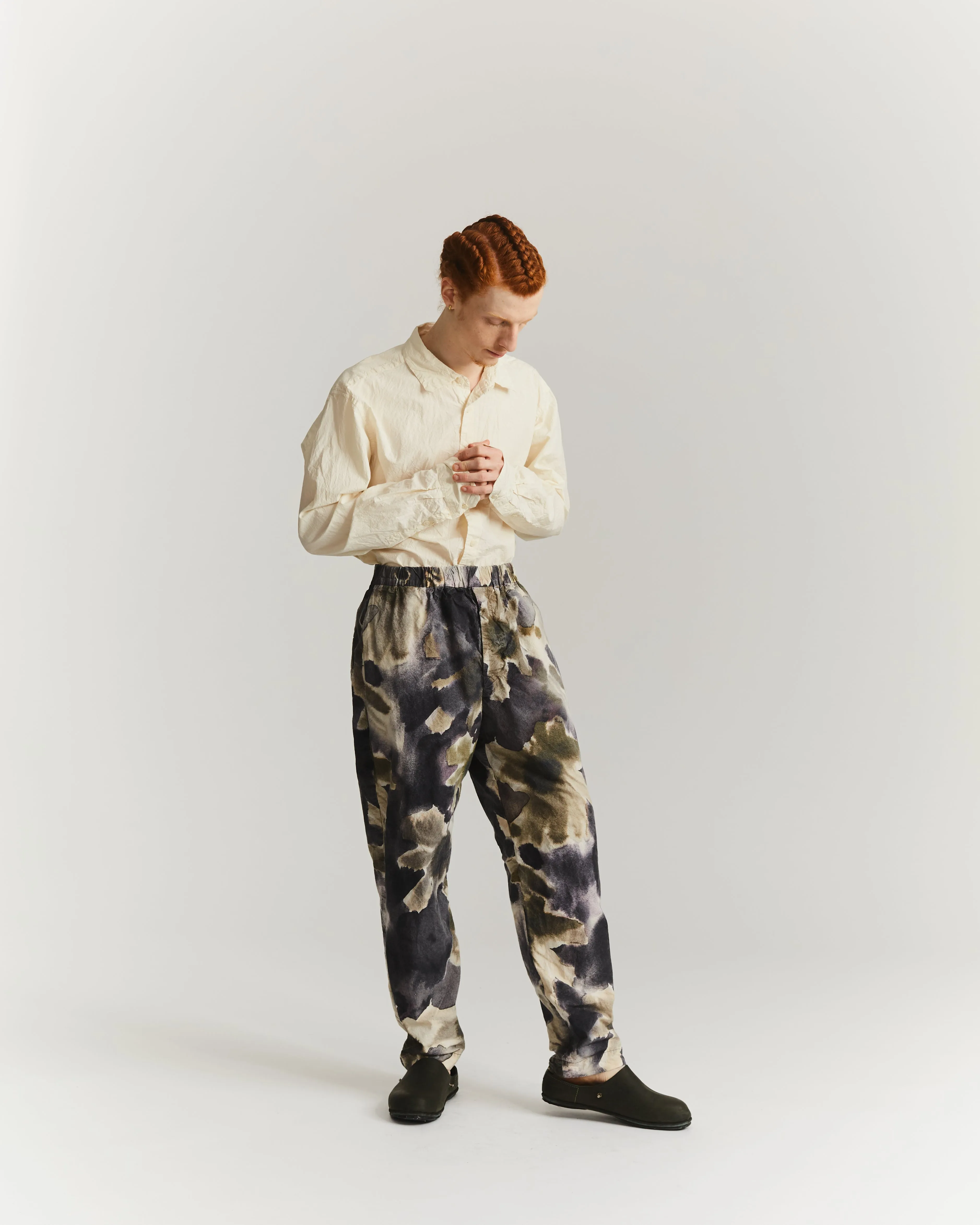 JOG AH PANT - PRINT BLOTCH - KHAKI sold by Casey Casey product image thumbnail 3