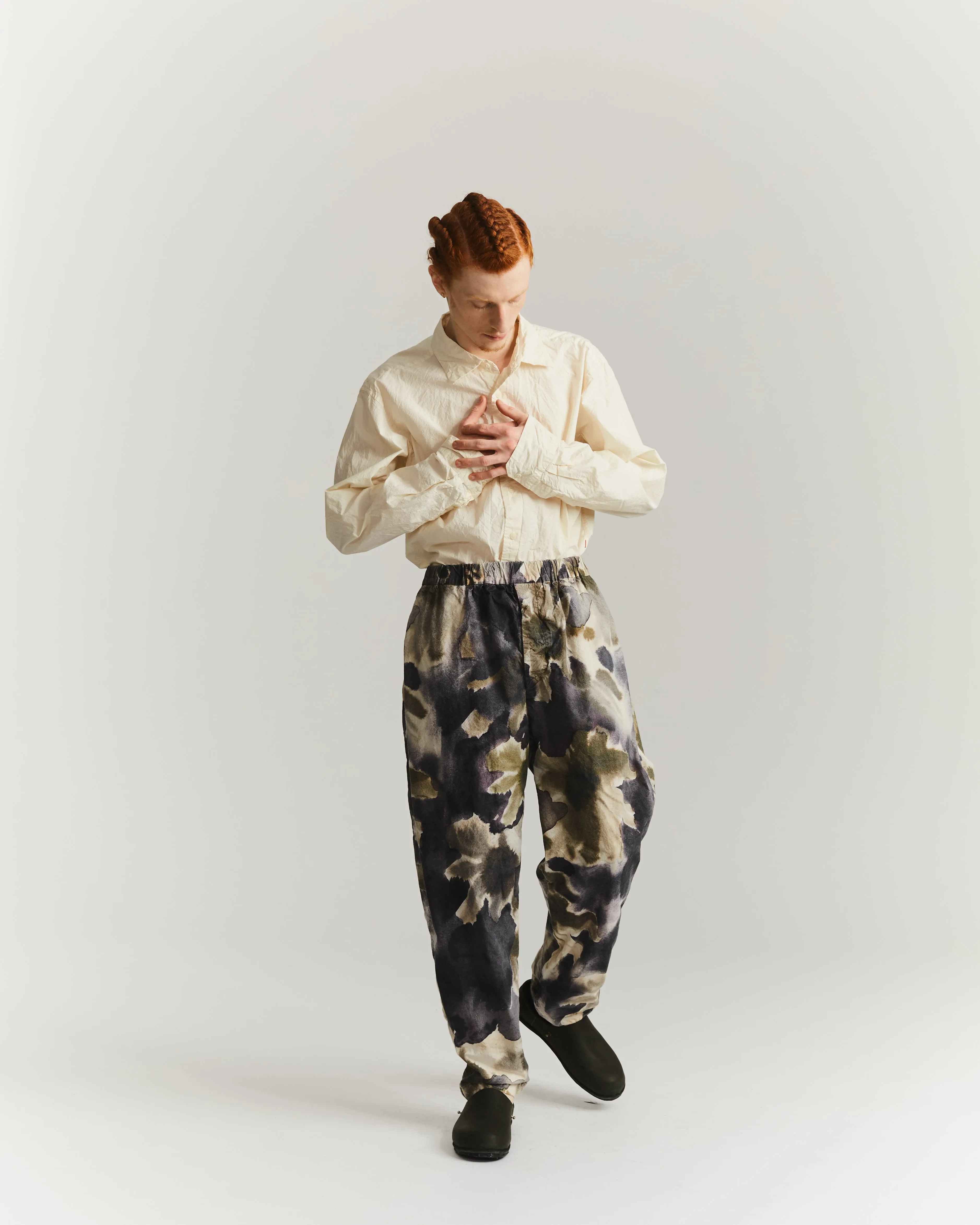 JOG AH PANT - PRINT BLOTCH - KHAKI sold by Casey Casey product image thumbnail 2