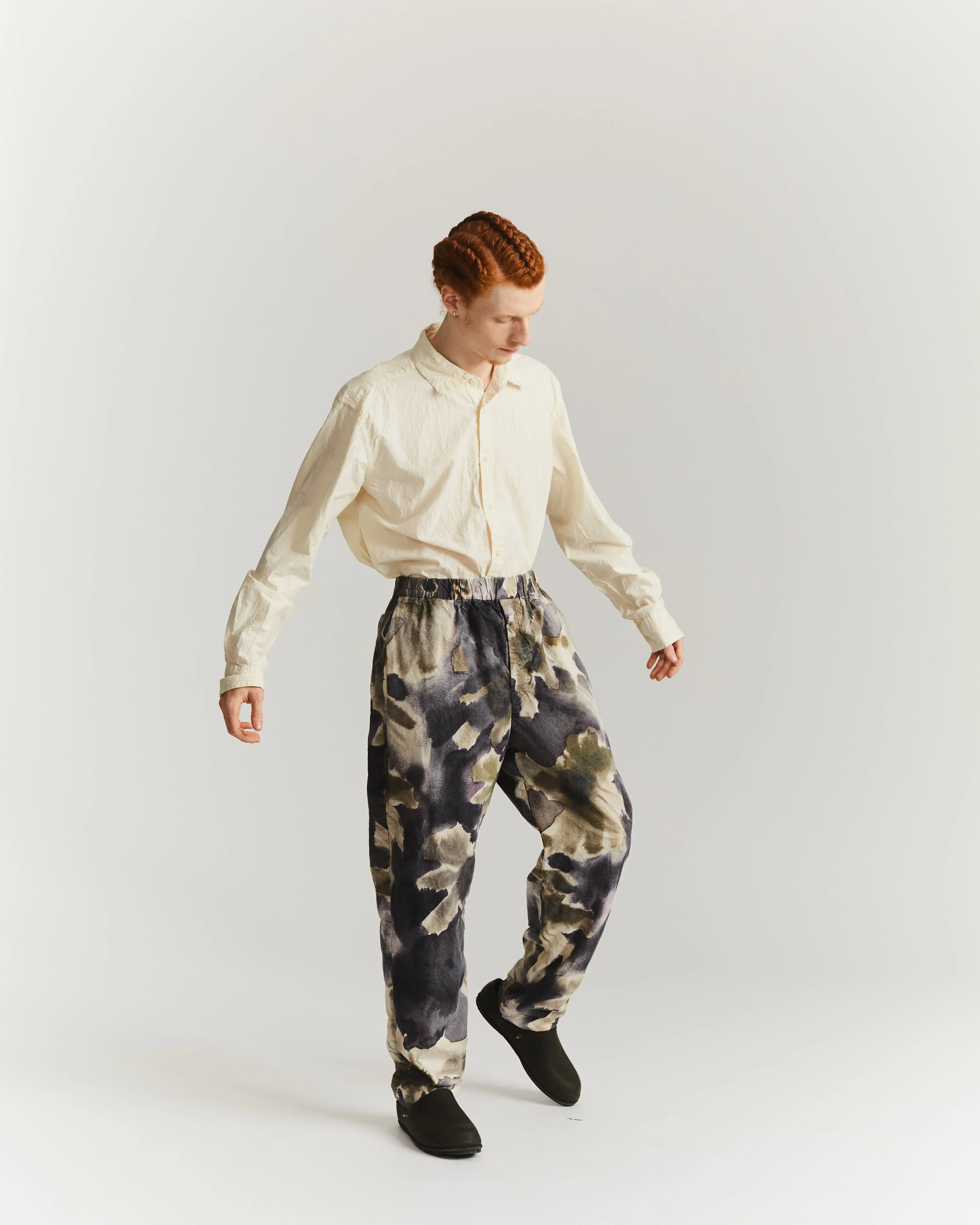 JOG AH PANT - PRINT BLOTCH - KHAKI sold by Casey Casey product image thumbnail 4