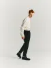 ROCKY PANT - TOUGHT COT - NIGHT sold by Casey Casey Womens