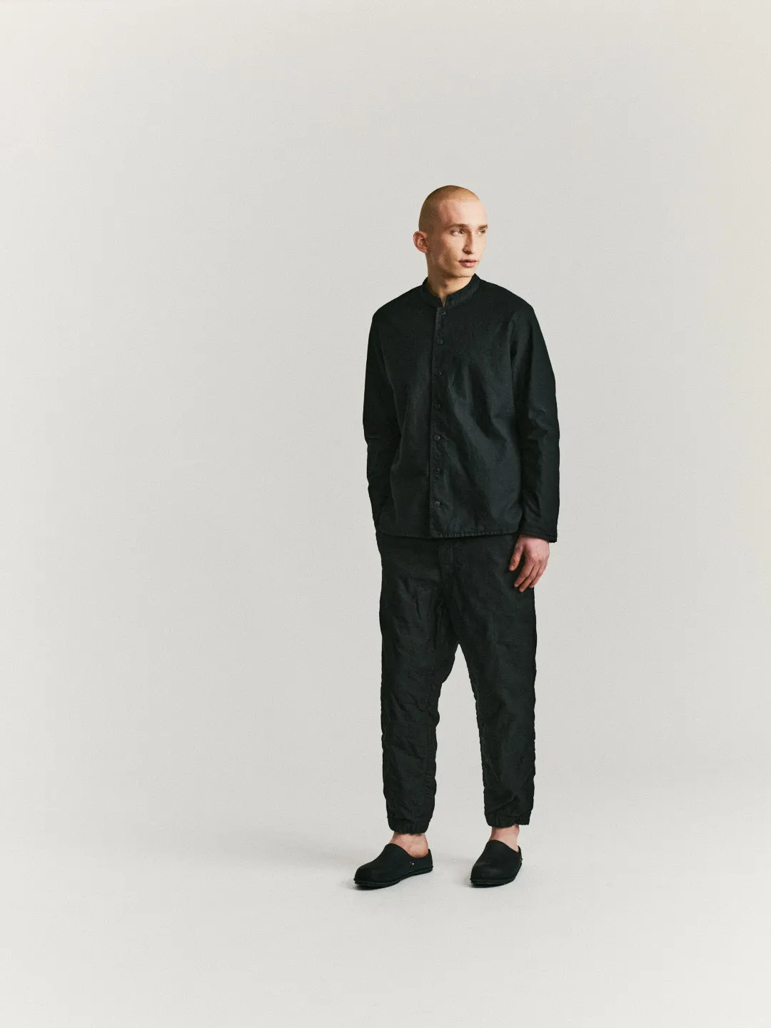 BUECHERON SHIRT - SAT TWILL - BLACK sold by Casey Casey product image thumbnail 5