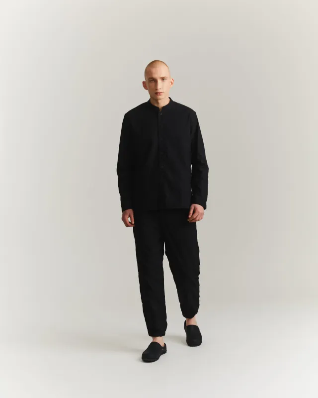 BUECHERON SHIRT -  SAT TWILL - BLACK made by Casey Casey