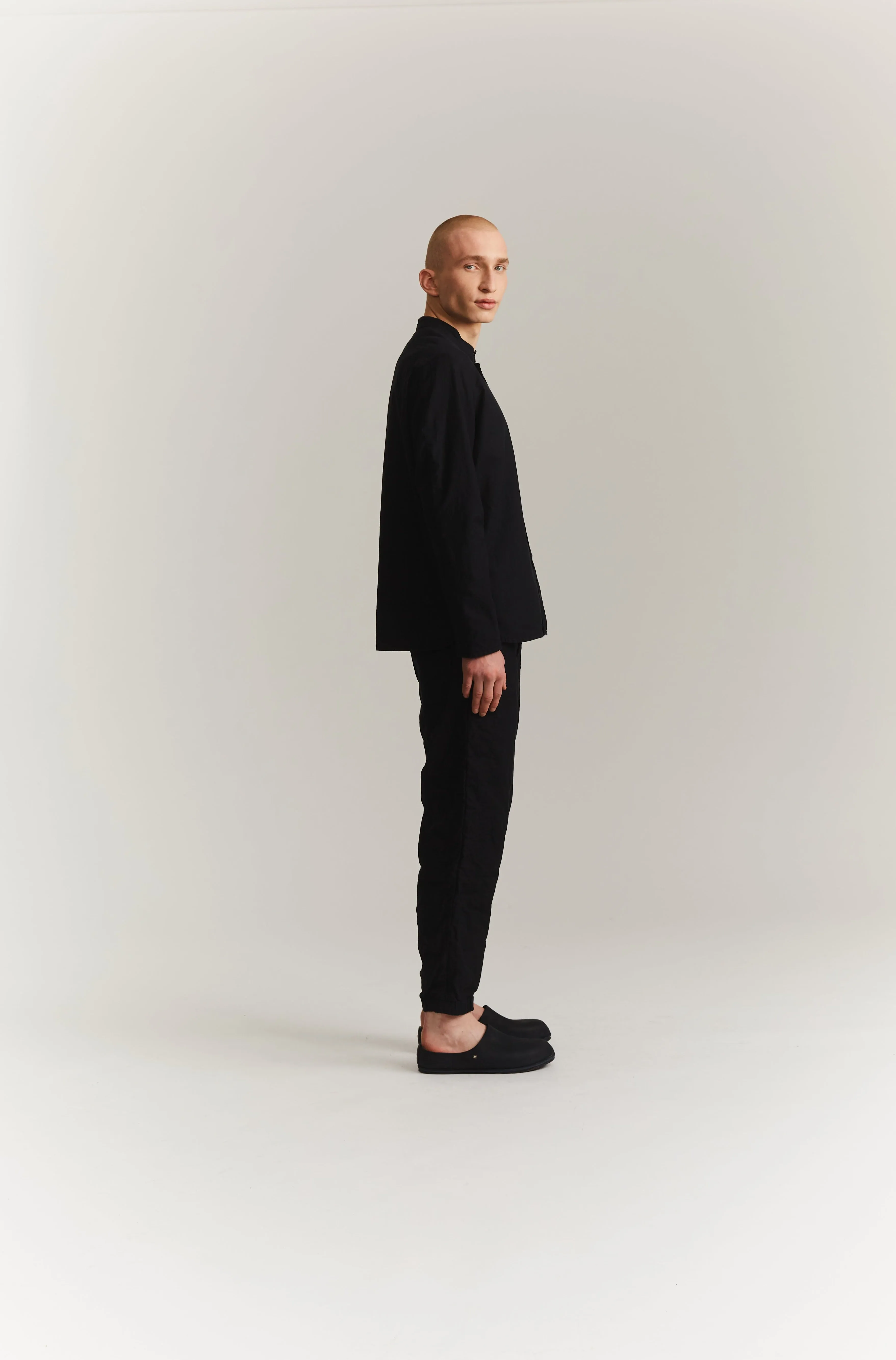 BUECHERON SHIRT - SAT TWILL - BLACK sold by Casey Casey product image thumbnail 3