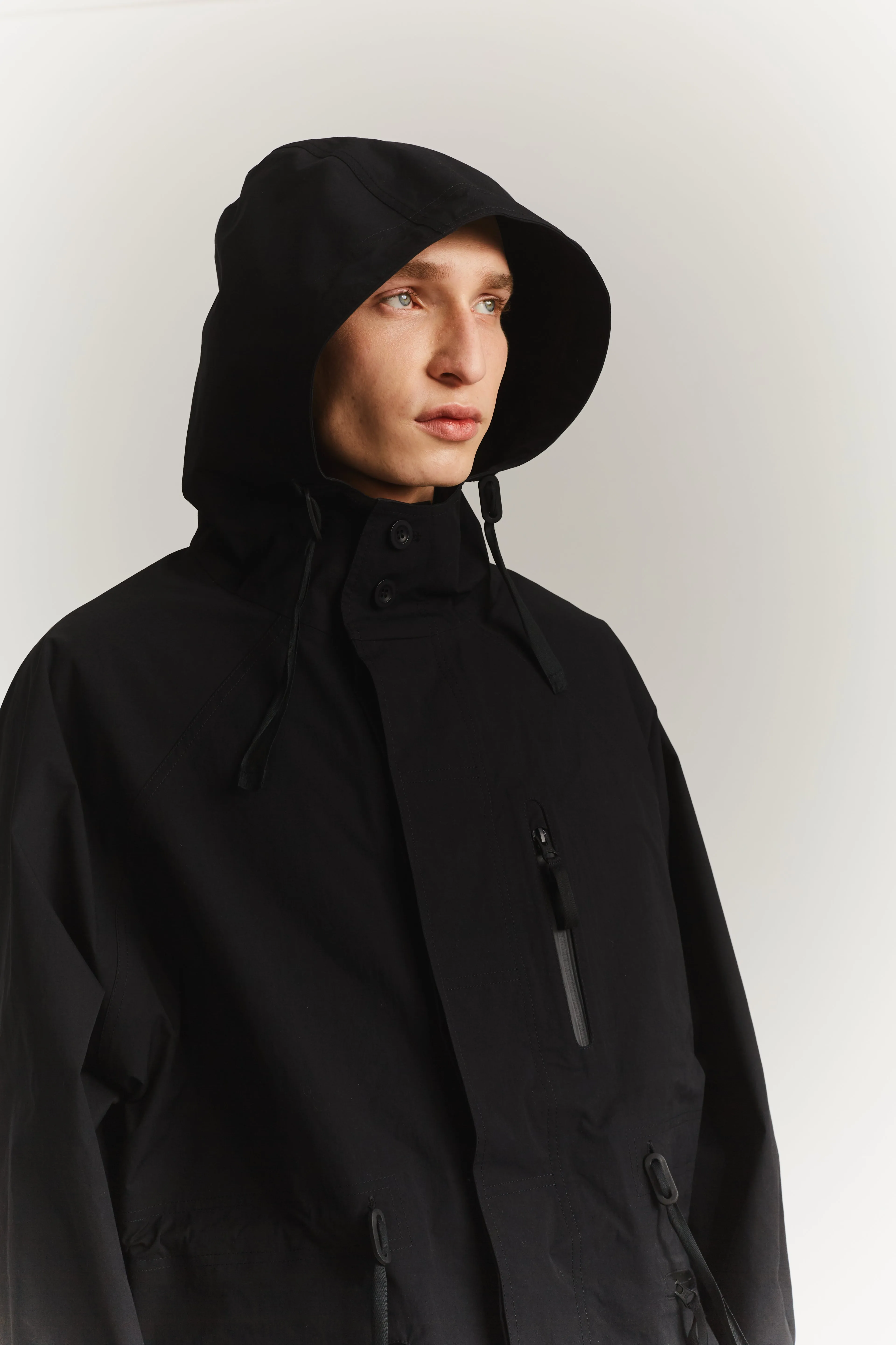 MILI PARKA - POWDERPLUIE - BLACK sold by Casey Casey product image thumbnail 5