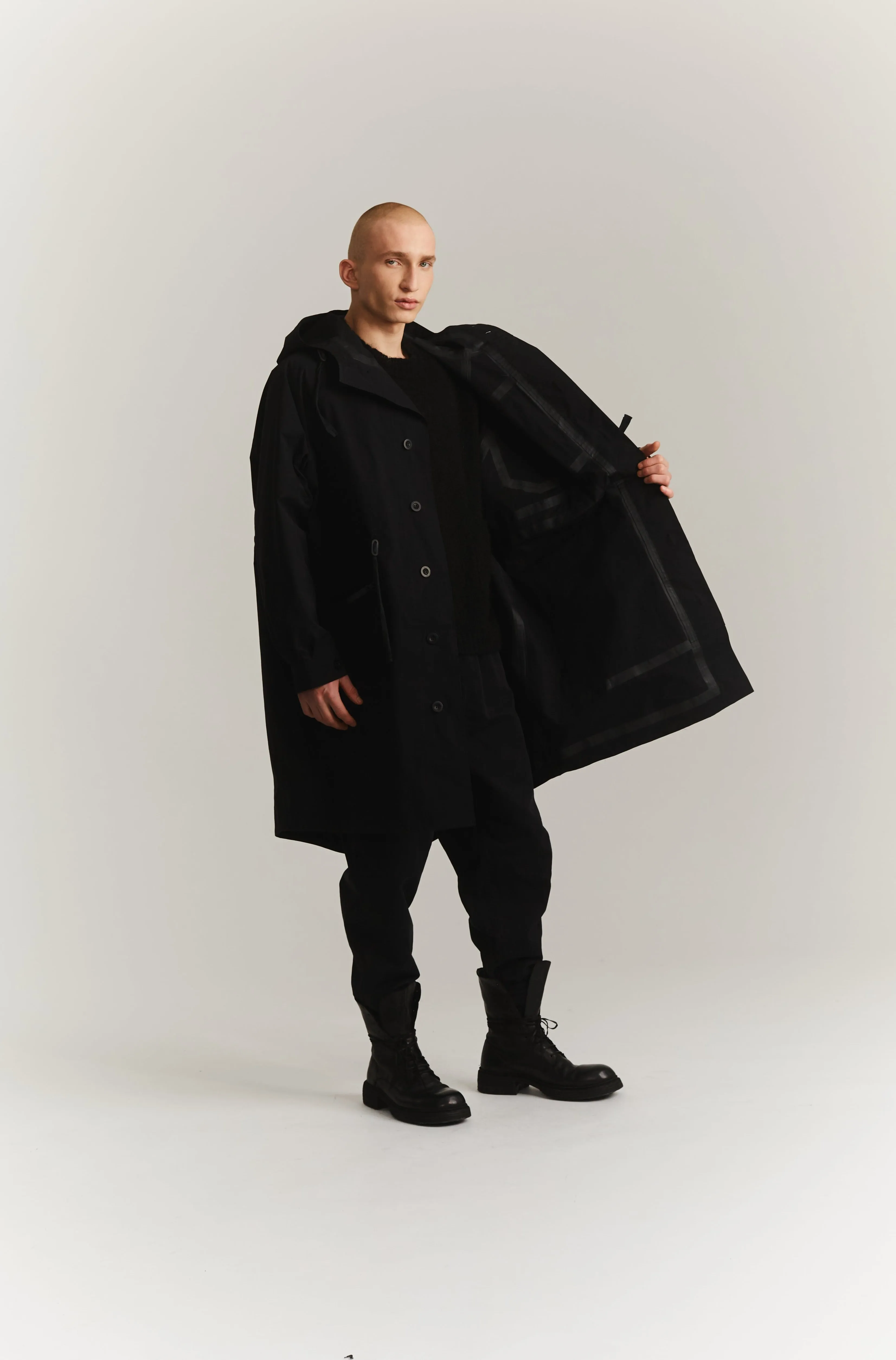 MILI PARKA - POWDERPLUIE - BLACK sold by Casey Casey product image thumbnail 4