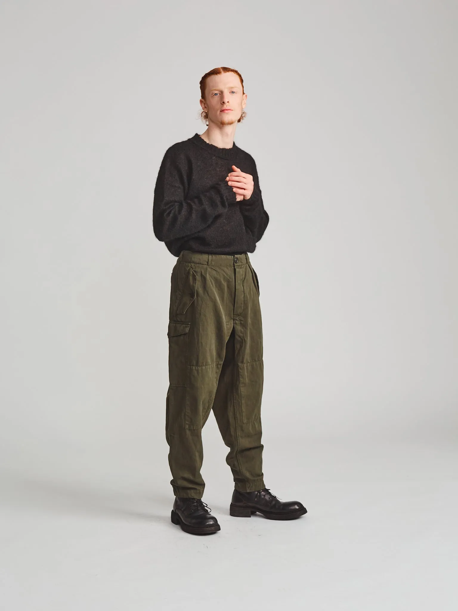 MUPO PANT - BIG 2/2 - DARK KHAKI sold by Casey Casey product image thumbnail 4
