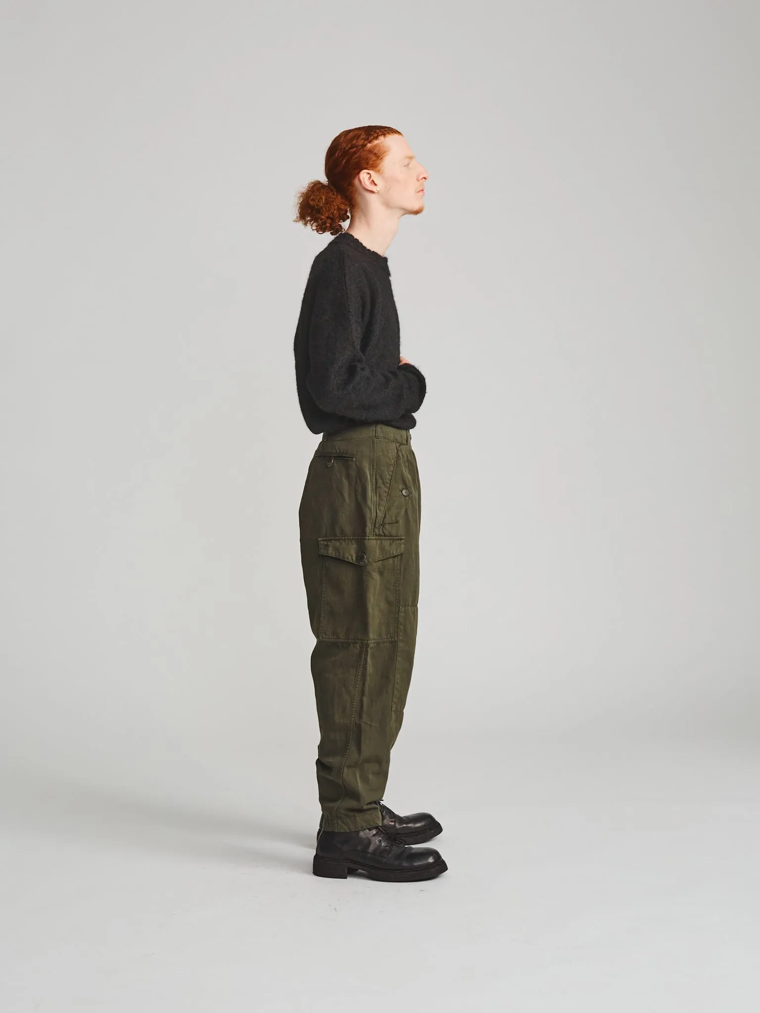 MUPO PANT - BIG 2/2 - DARK KHAKI sold by Casey Casey product image thumbnail 5