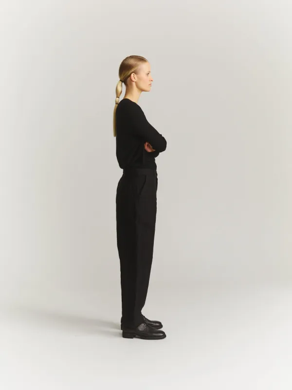 CARGO PANT - BATAVIA - BLACK made by Casey Casey