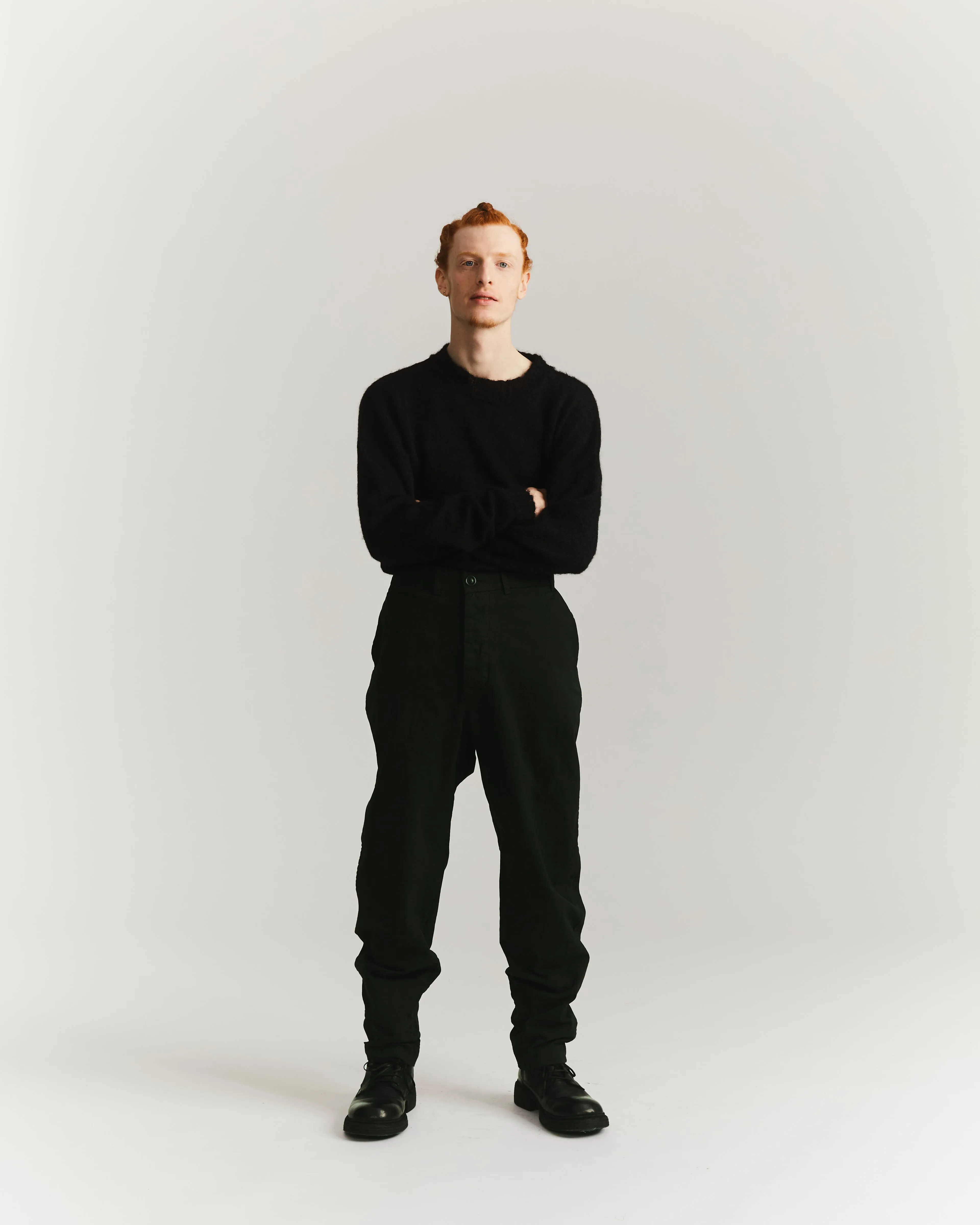 AH PANT - DOUBLE COT - DARK KHAKI sold by Casey Casey Womens