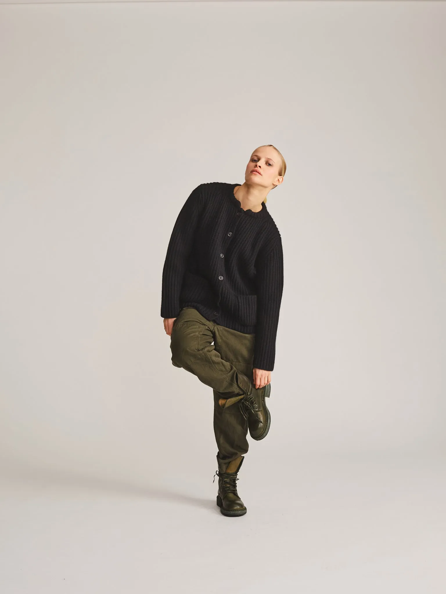 BOOTS - HORSY - DARK KHAKI sold by Casey Casey