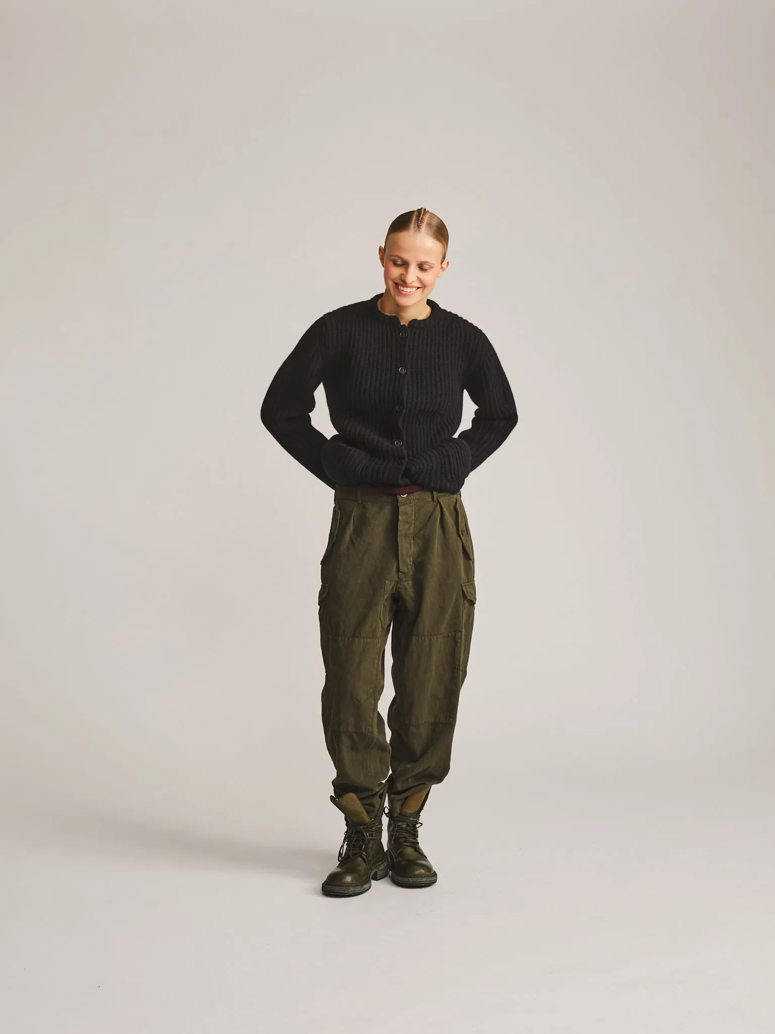 BOOTS - HORSY - DARK KHAKI sold by Casey Casey product image thumbnail 2