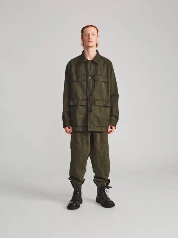 MUPO JACKET - BIG 2/2 - DARK KHAKI sold by Casey Casey Womens