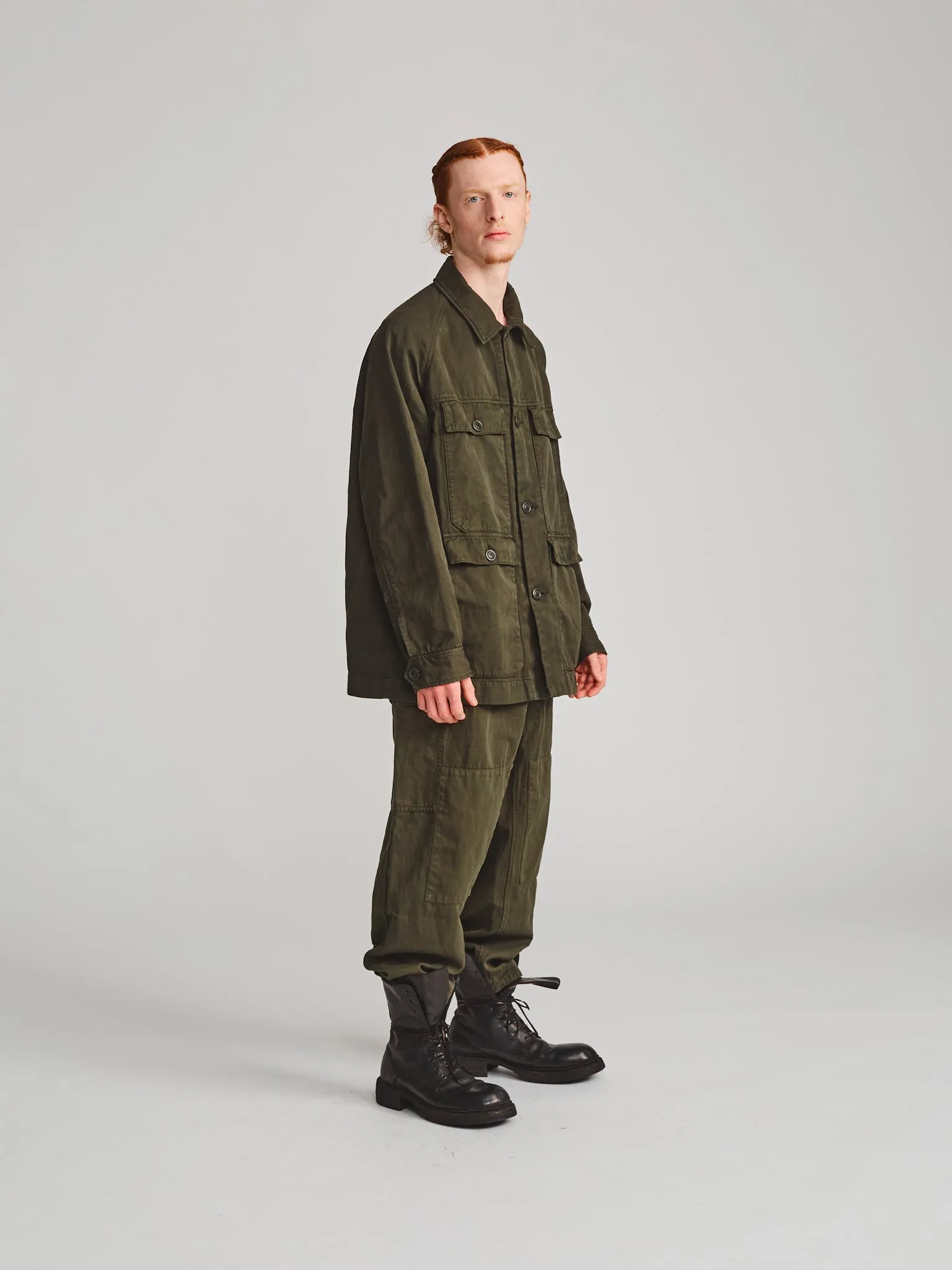 MUPO JACKET - BIG 2/2 - DARK KHAKI sold by Casey Casey Womens product image thumbnail 2