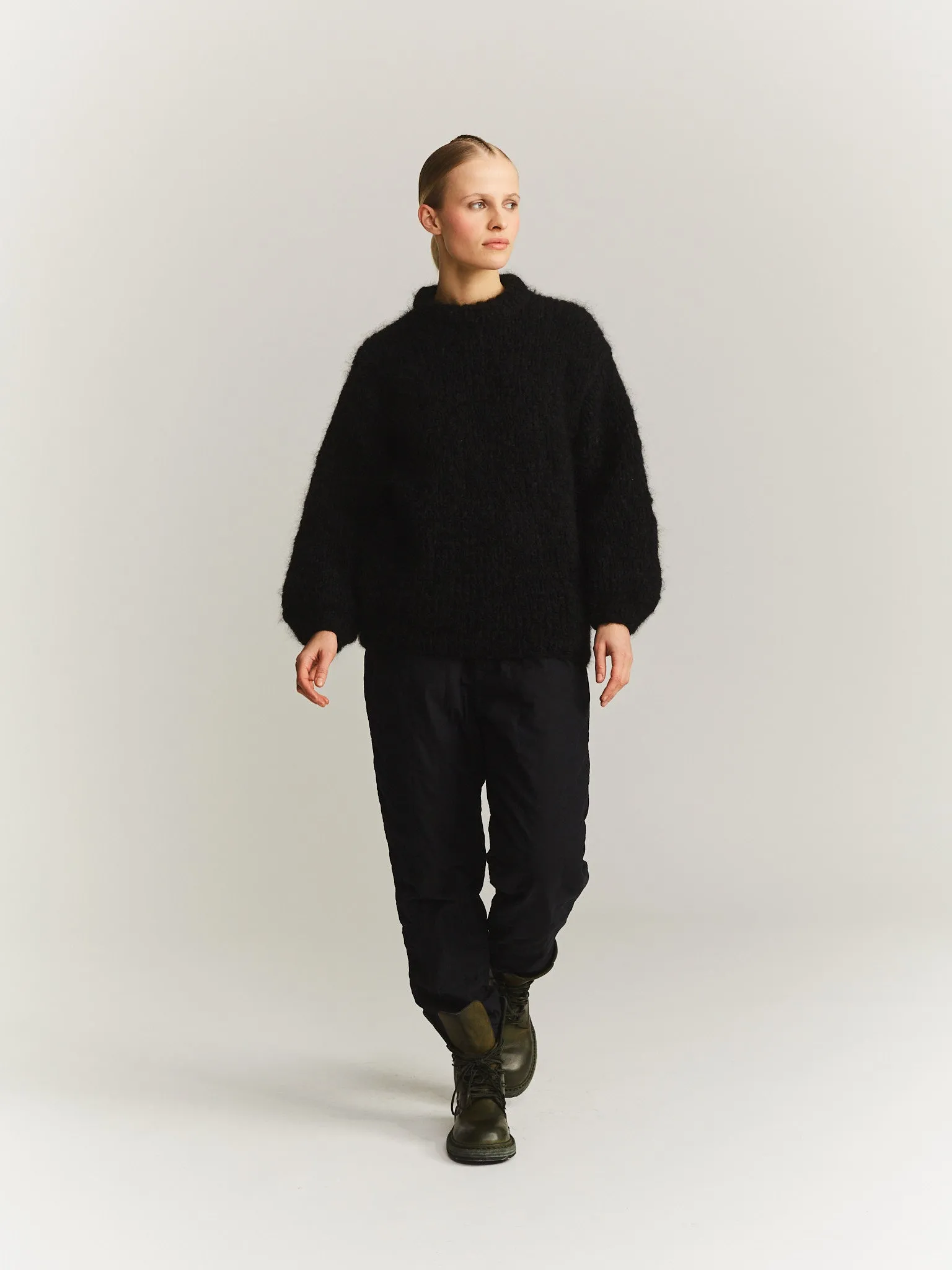 JUMPER - MOHAIR - BLACK sold by Casey Casey Womens product image thumbnail 2