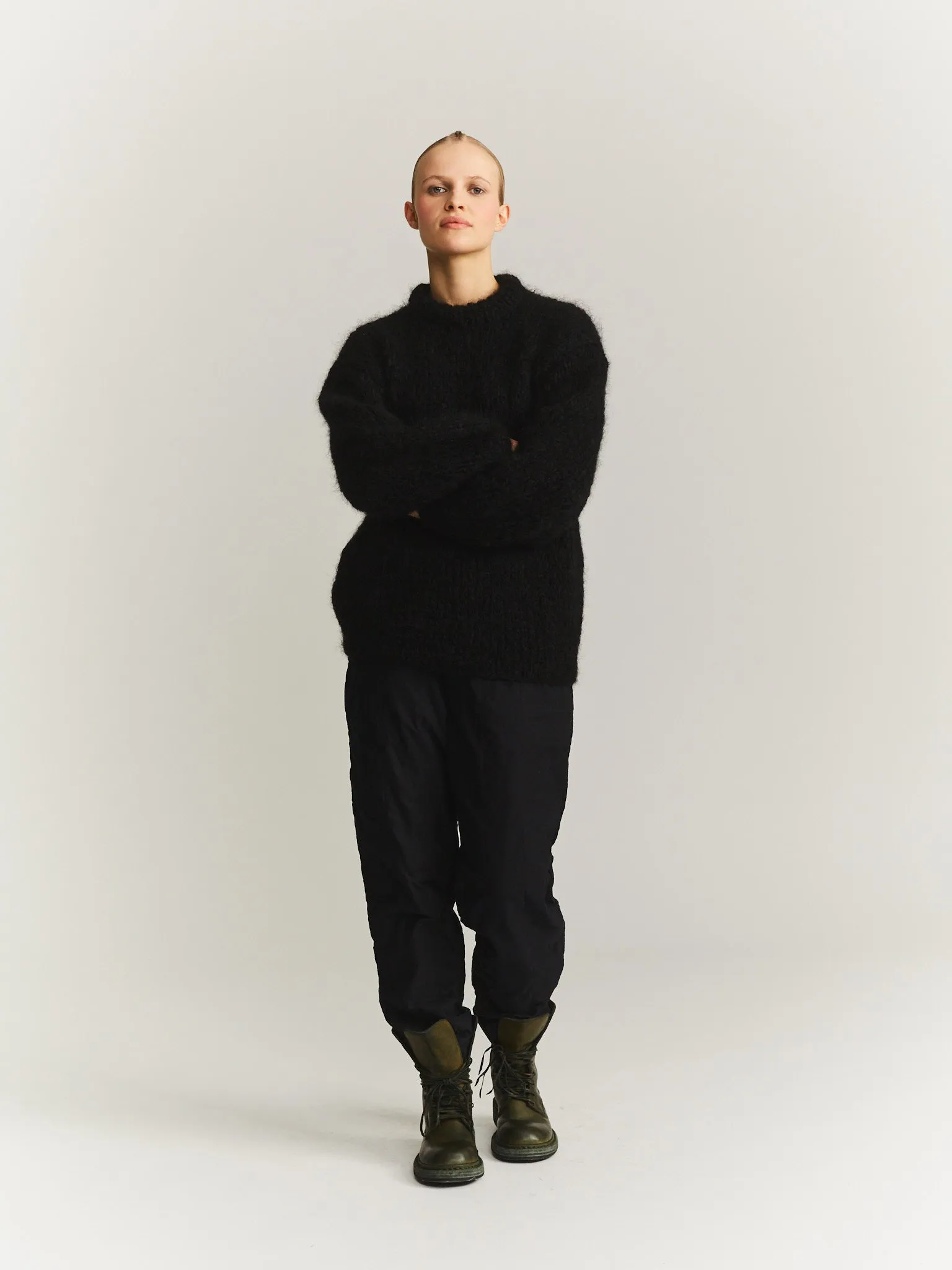 JUMPER - MOHAIR - BLACK sold by Casey Casey Womens product image thumbnail 3