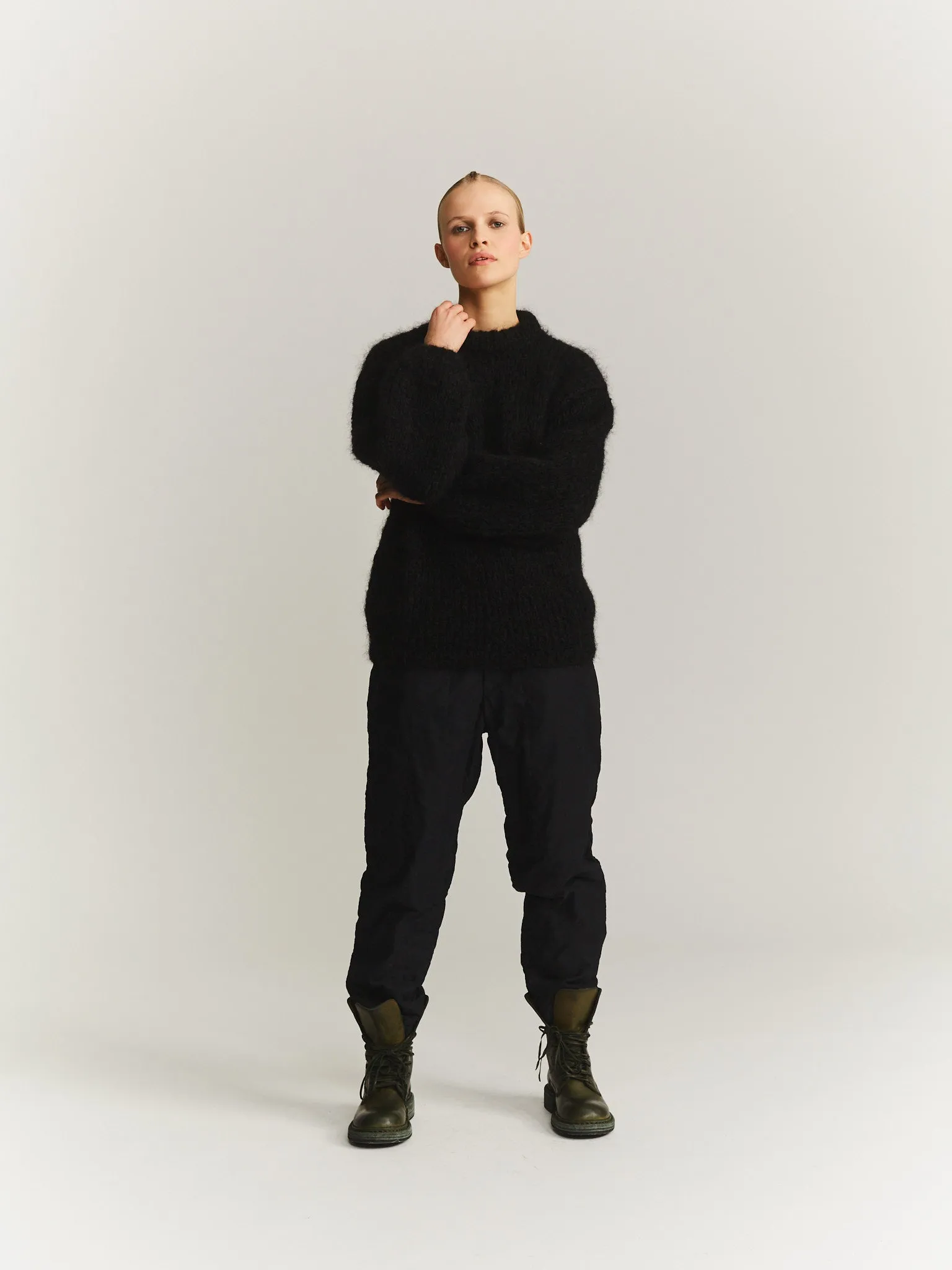 JUMPER - MOHAIR - BLACK sold by Casey Casey Womens product image thumbnail 4