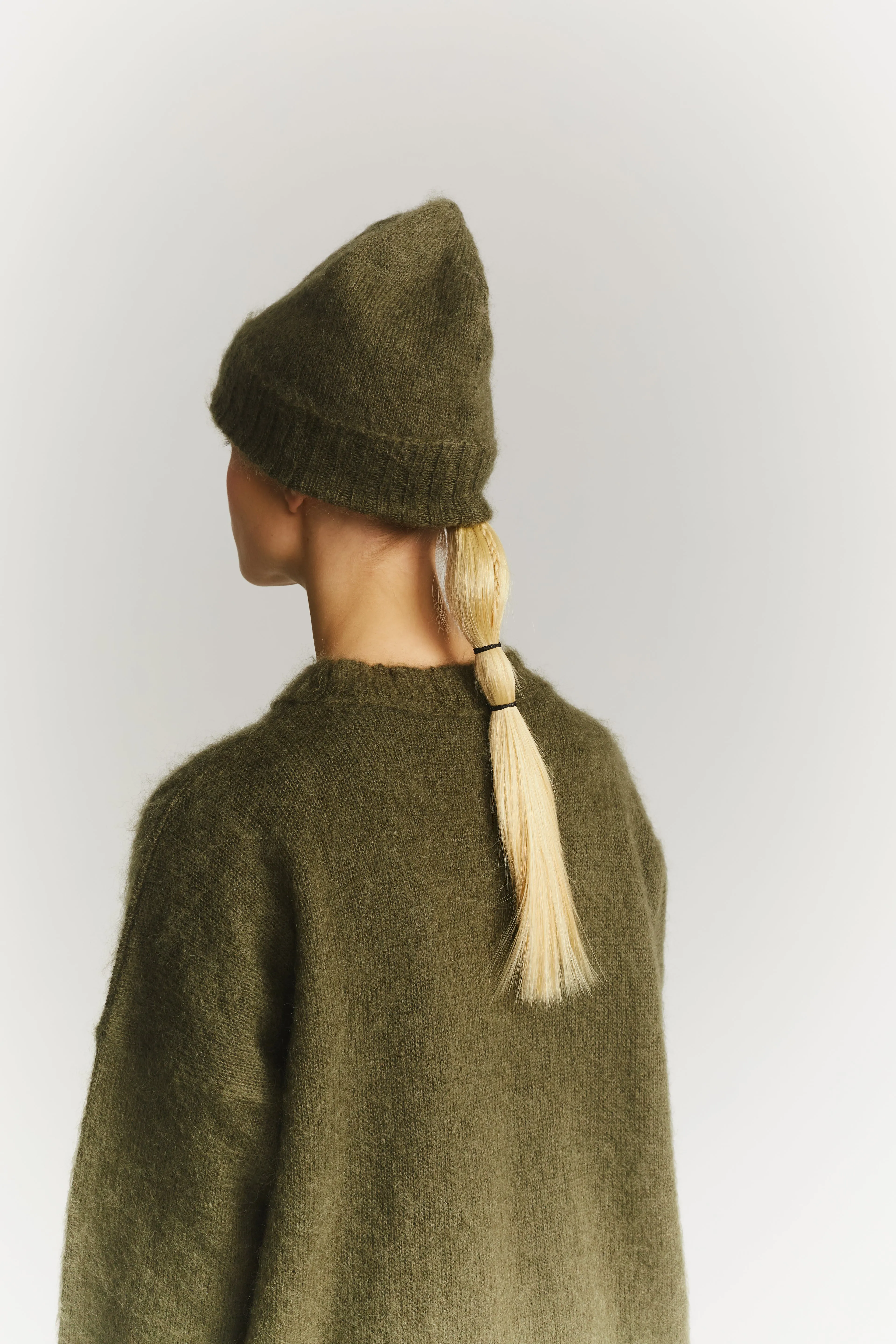 JUMPER - MOHAIR - KHAKI sold by Casey Casey Womens