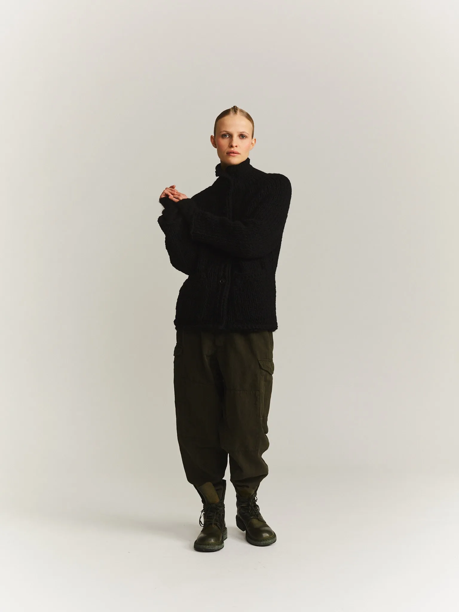 CARDIGAN - SO WOOL - BLACK sold by Casey Casey Womens product image thumbnail 5