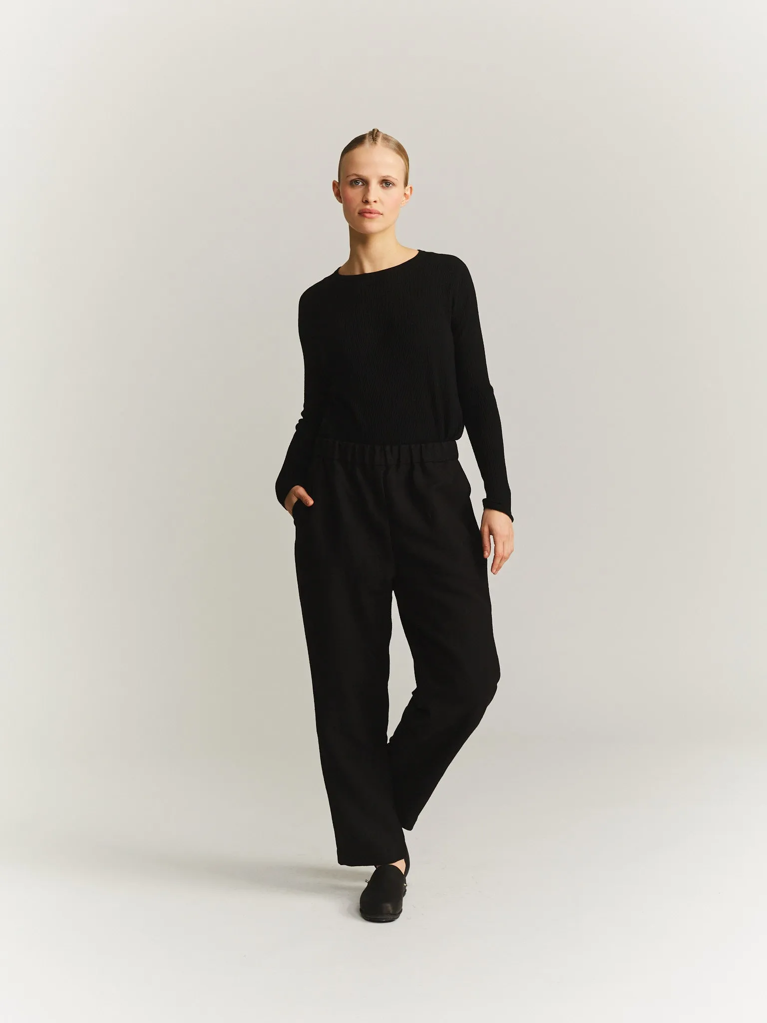 LONG CHASSE PANT - BATAVIA - BLACK sold by Casey Casey