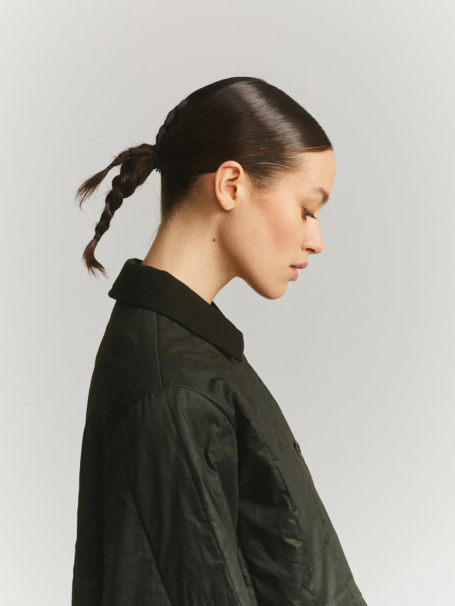 IKLA JACKET - LACQED - DARK KHAKI sold by Casey Casey Womens product image thumbnail 2