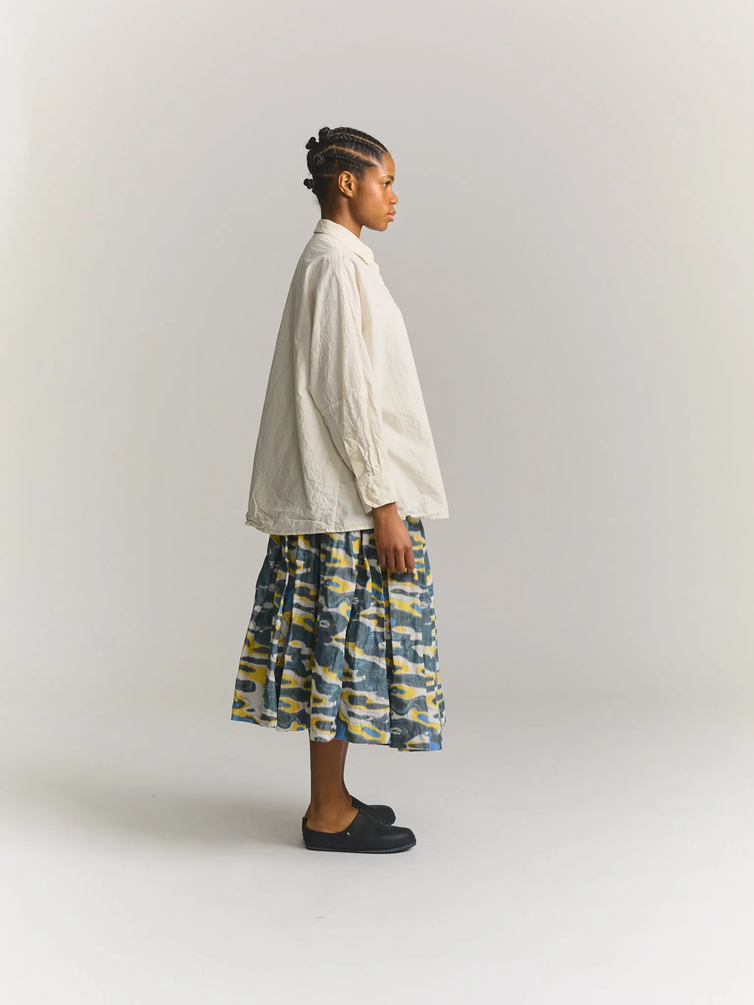 DOUBLE RIDEAUX SKIRT - IKAT - AS IS sold by Casey Casey product image thumbnail 5