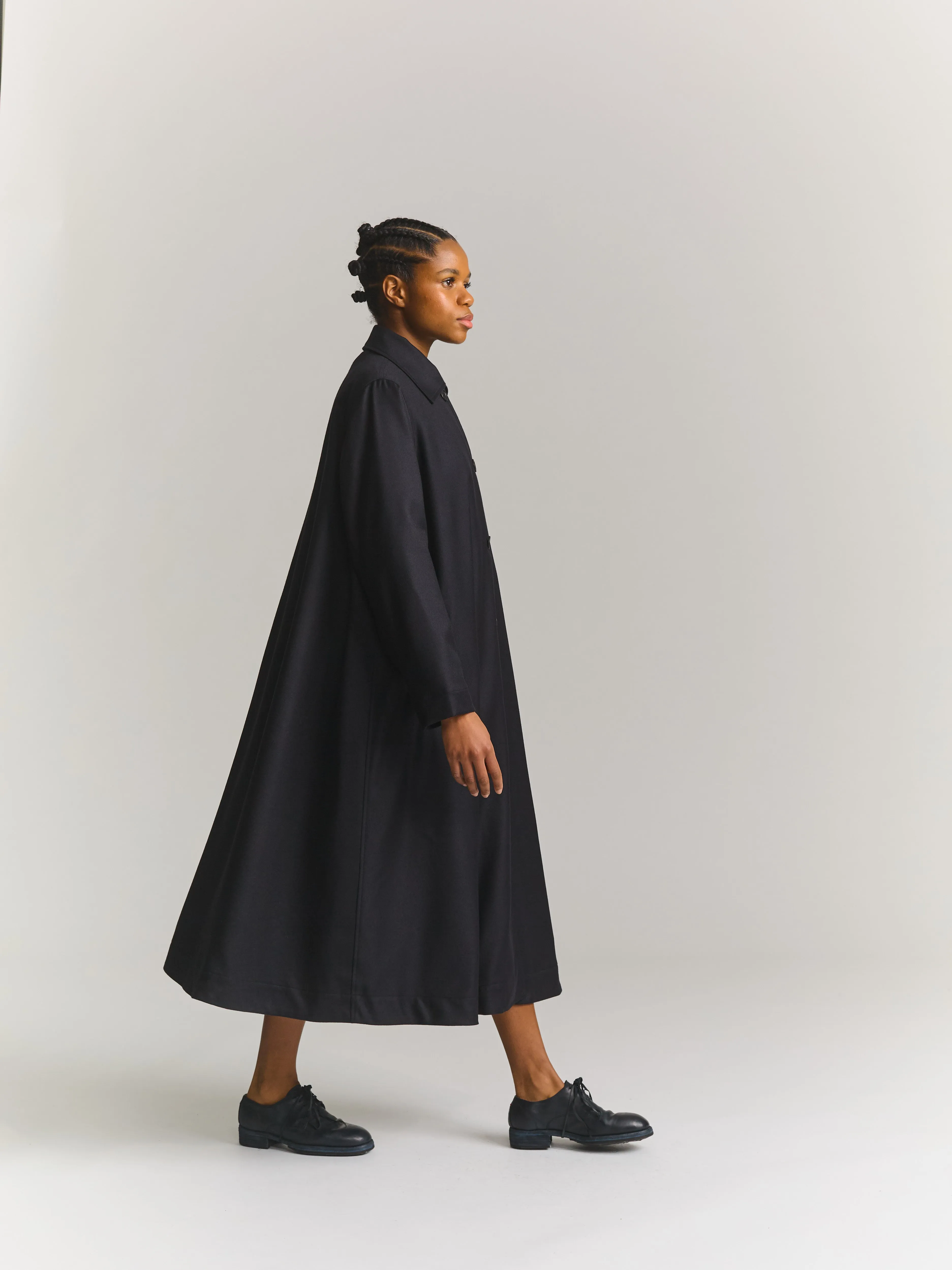ISABELLE COAT - FLANEL - NAVY sold by Casey Casey product image thumbnail 4