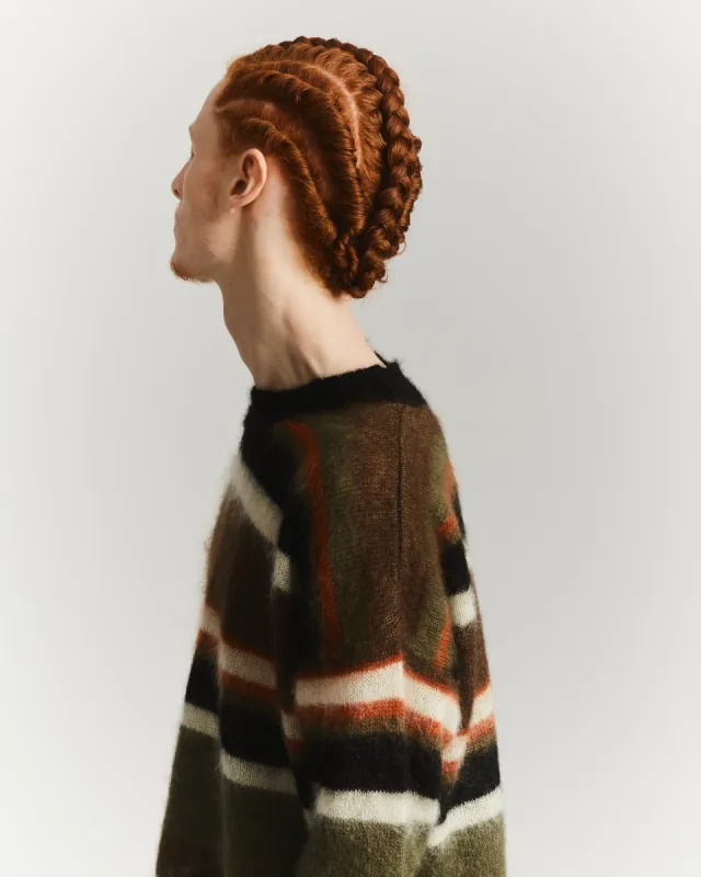 STRIPE MOHSIL JUMPER - MOSIL - KHAKI sold by Casey Casey Womens