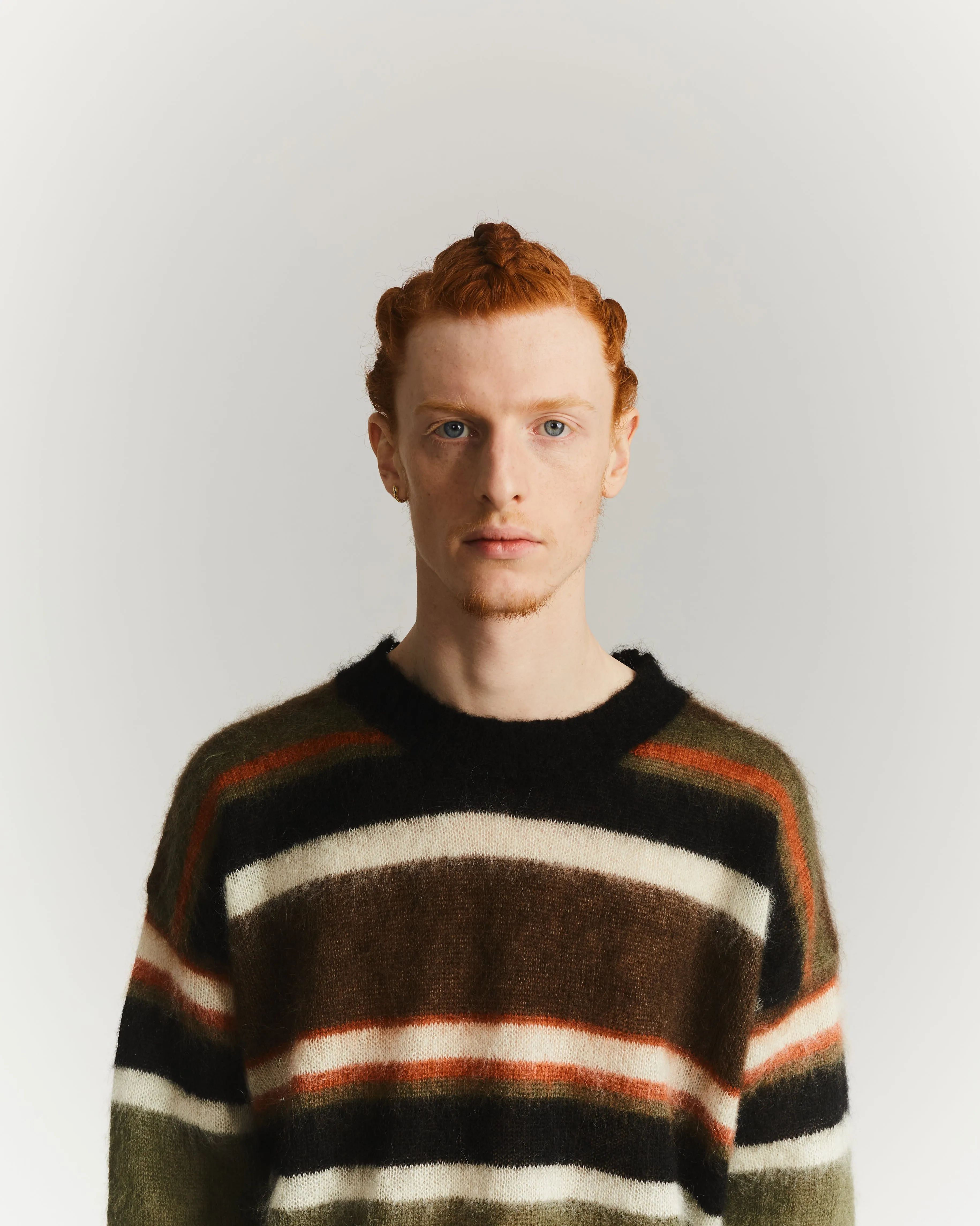 STRIPE MOHSIL JUMPER - MOSIL - KHAKI sold by Casey Casey product image thumbnail 5