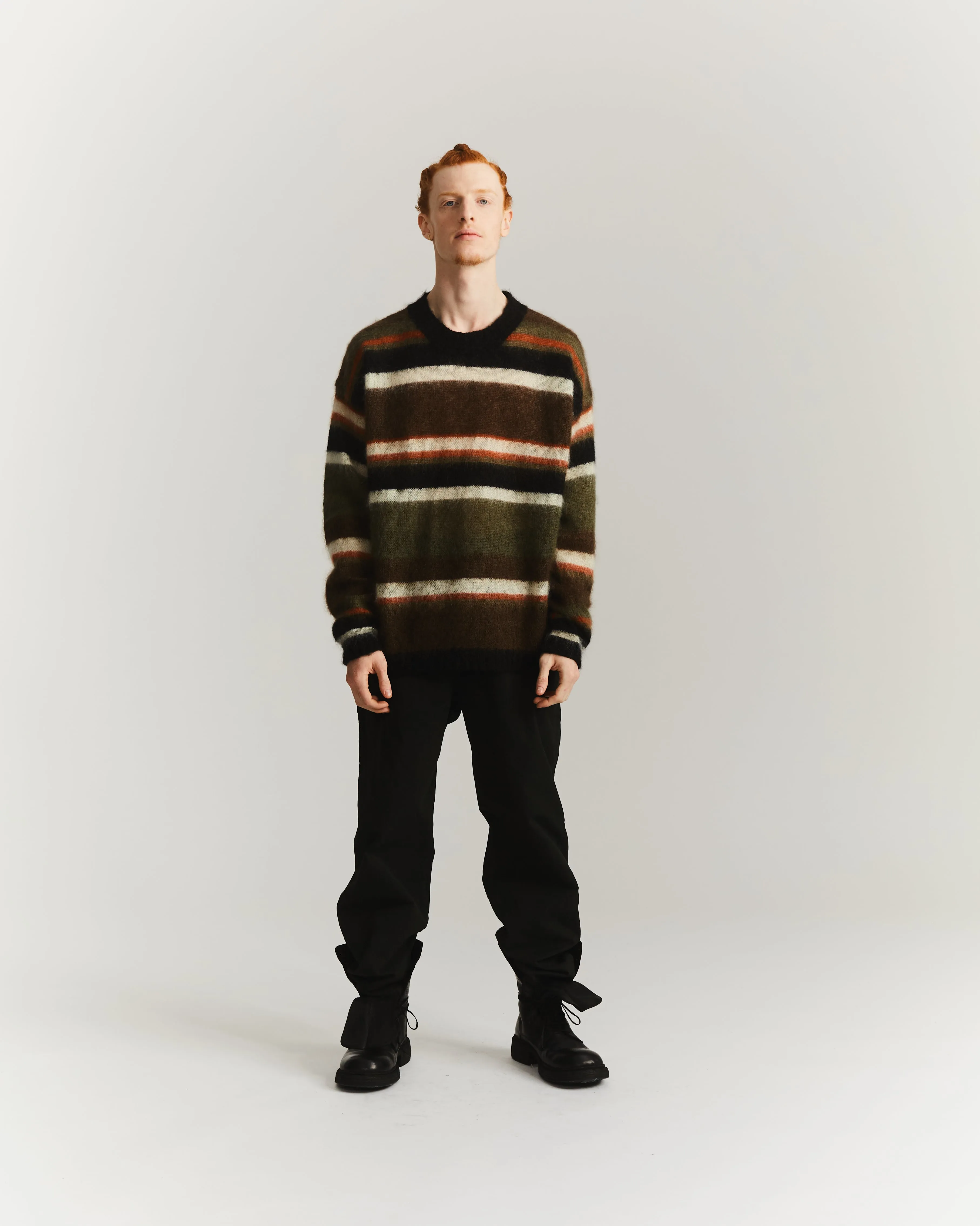 STRIPE MOHSIL JUMPER - MOSIL - KHAKI sold by Casey Casey product image thumbnail 2