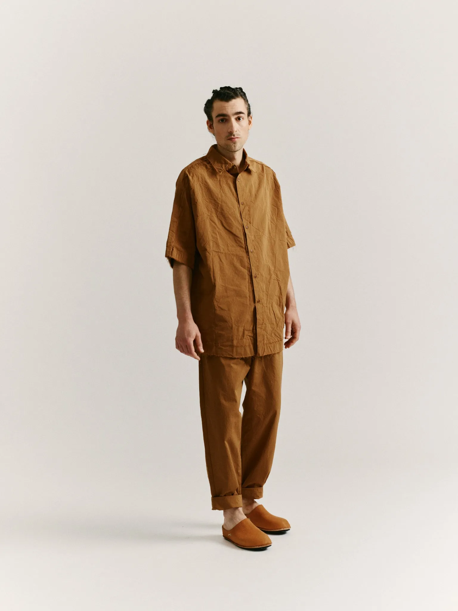 WAGA RAW SHIRT - PAPER COT - ALMOND sold by Casey Casey Womens product image thumbnail 2