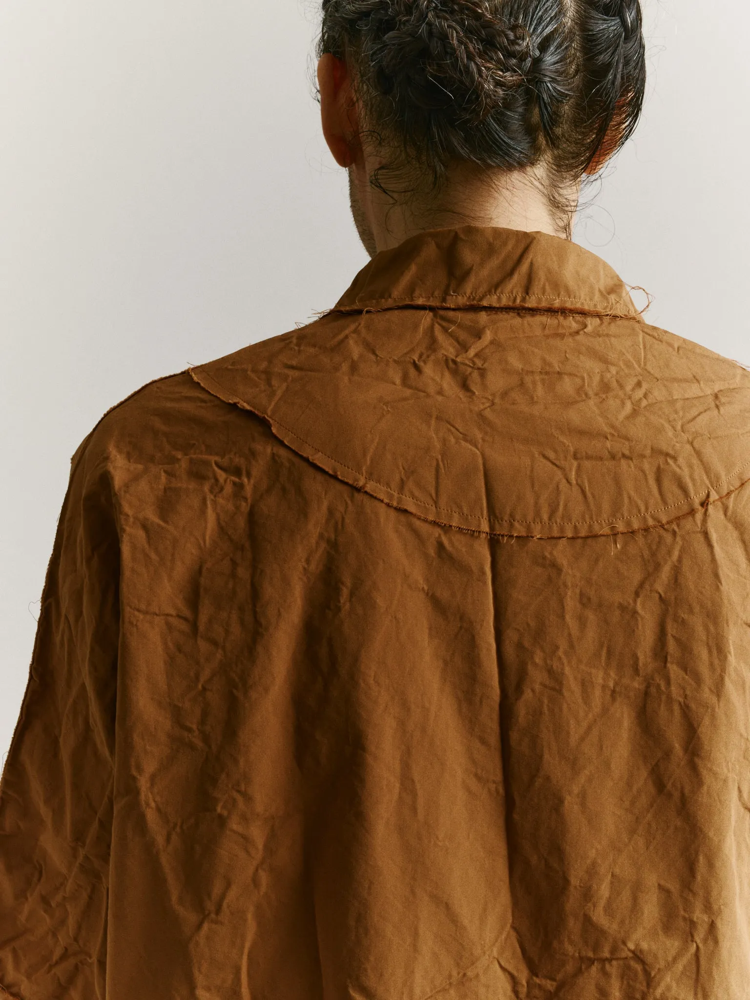 WAGA RAW SHIRT - PAPER COT - ALMOND sold by Casey Casey Womens