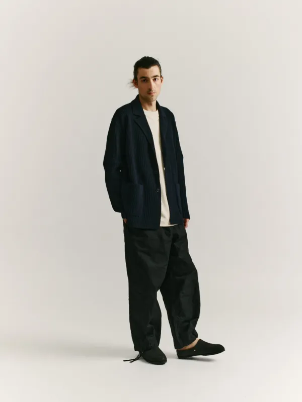 PANNOCCHIA JACKET - CREPE COT - NAVY sold by Casey Casey Womens