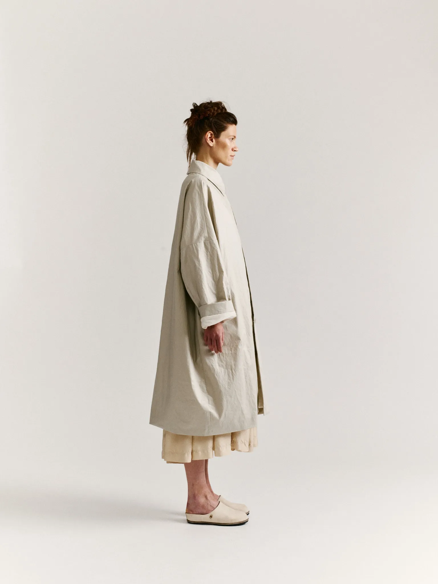 BIG BLOBBY COAT - LACQED - CONCRETE sold by Casey Casey product image thumbnail 5