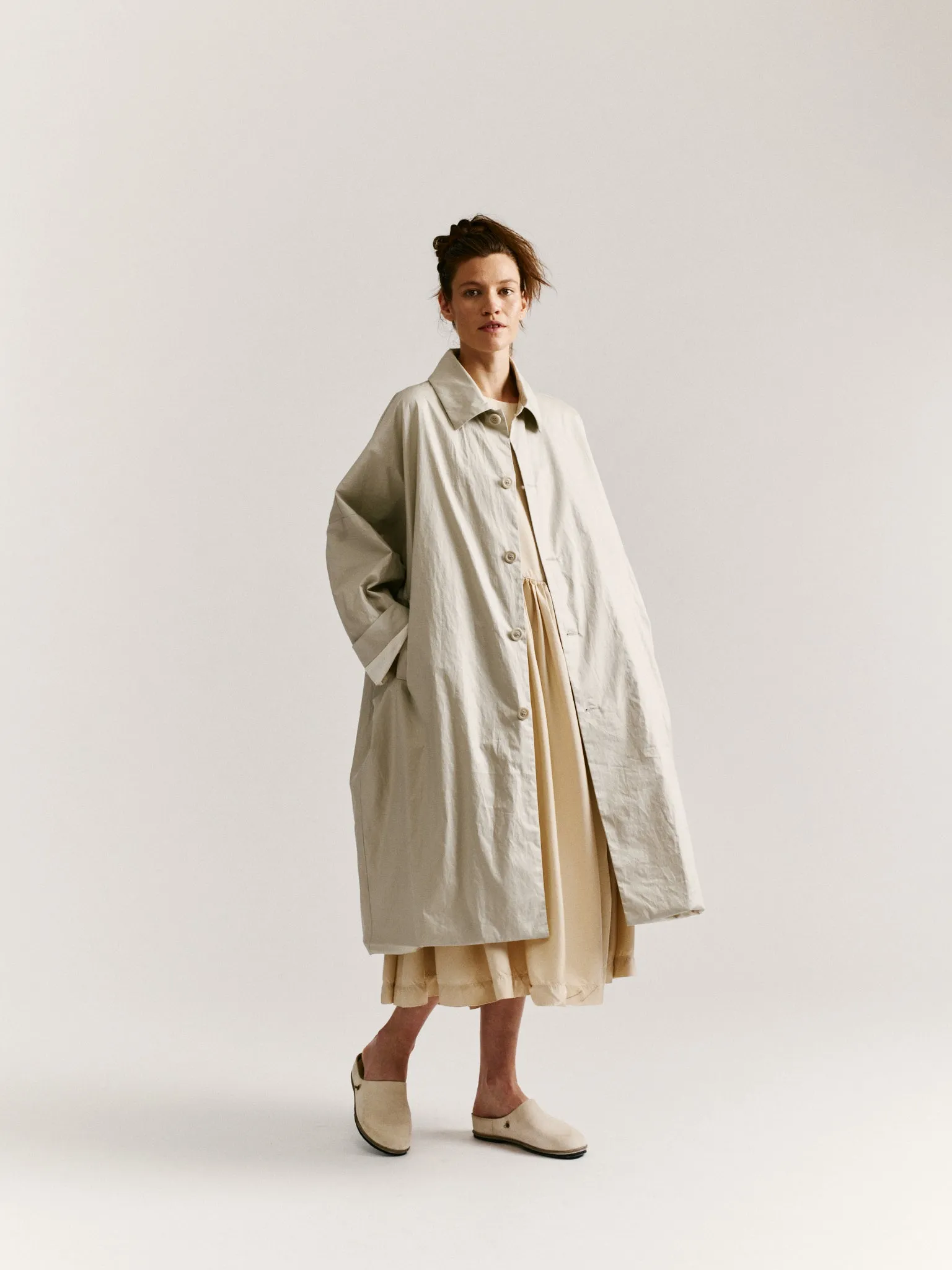 BIG BLOBBY COAT - LACQED - CONCRETE sold by Casey Casey product image thumbnail 2