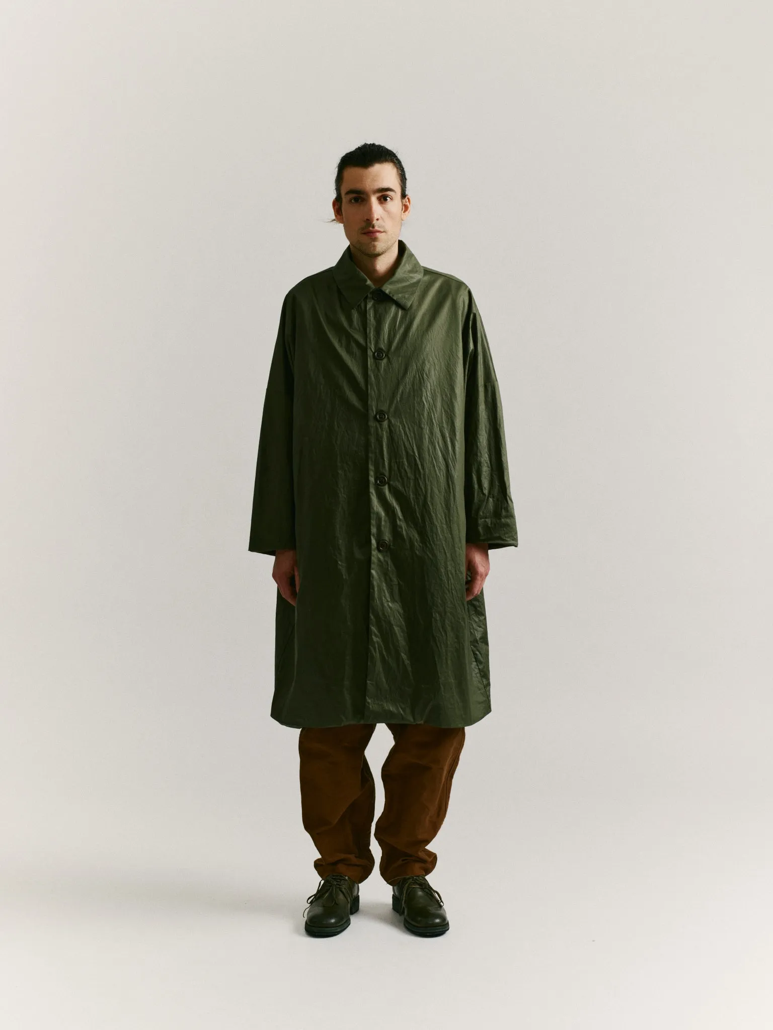 BIG BLOBBY COAT - LACQED - OLIVE sold by Casey Casey Womens product image thumbnail 2