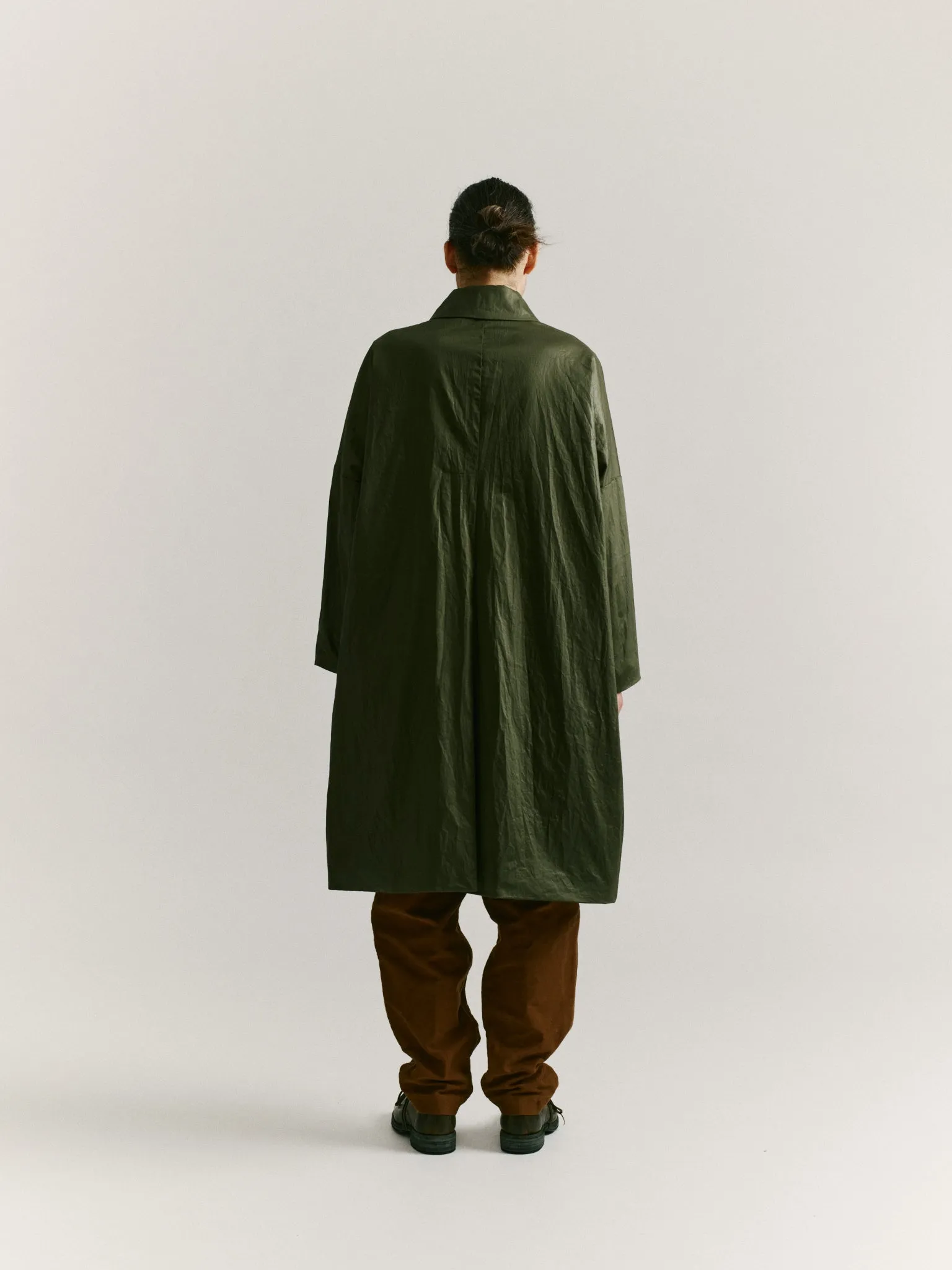 BIG BLOBBY COAT - LACQED - OLIVE sold by Casey Casey Womens product image thumbnail 4
