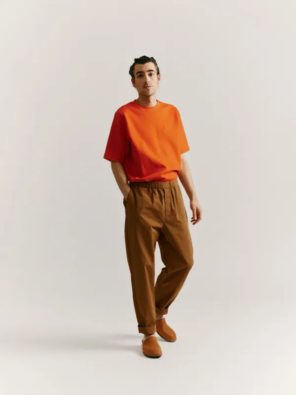 JOG AH PANT - PAPER COT - ALMOND made by Casey Casey