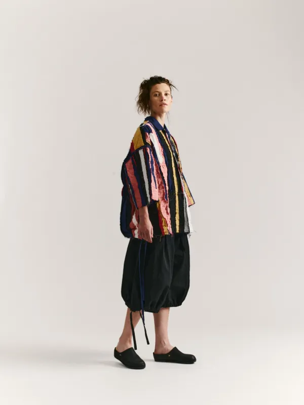 APRIL SHIRT-STRIPE PATCHWORK - PATCHWORK - AS IS sold by Casey Casey Womens