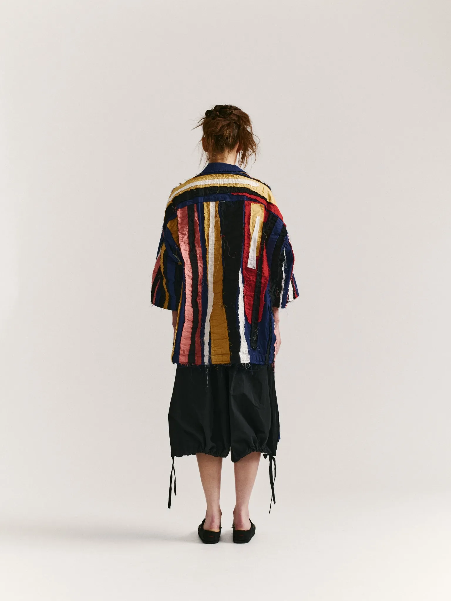 APRIL SHIRT-STRIPE PATCHWORK - PATCHWORK - AS IS sold by Casey Casey Womens product image thumbnail 5