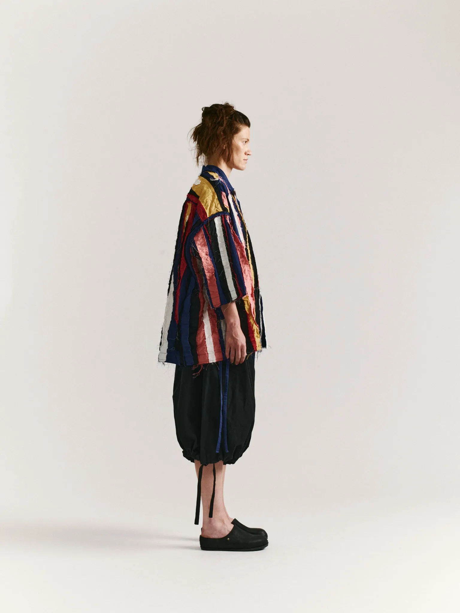 APRIL SHIRT-STRIPE PATCHWORK - PATCHWORK - AS IS sold by Casey Casey Womens product image thumbnail 4