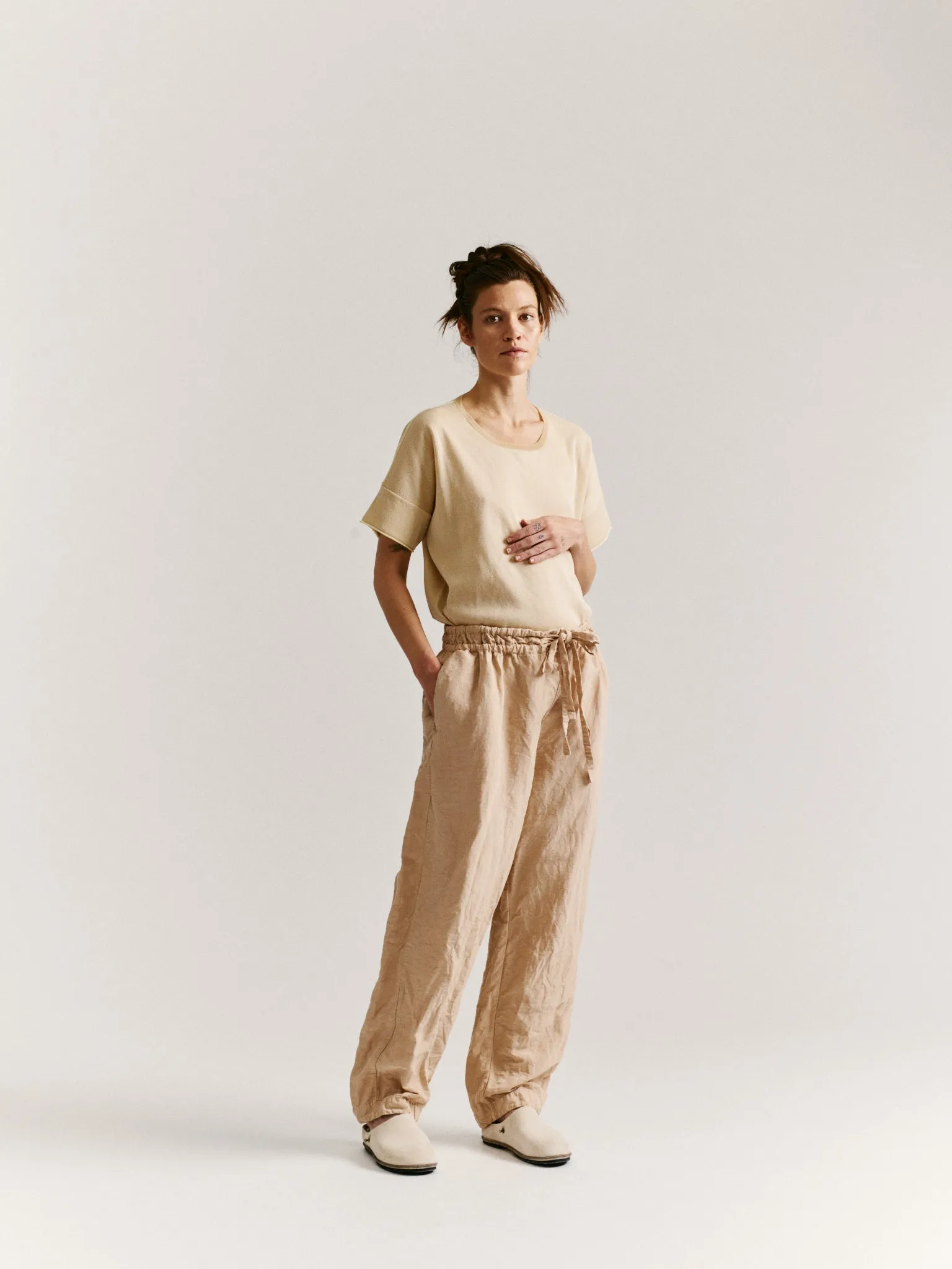 DENMARK PANT - TUAREG - LATTE sold by Casey Casey product image thumbnail 2