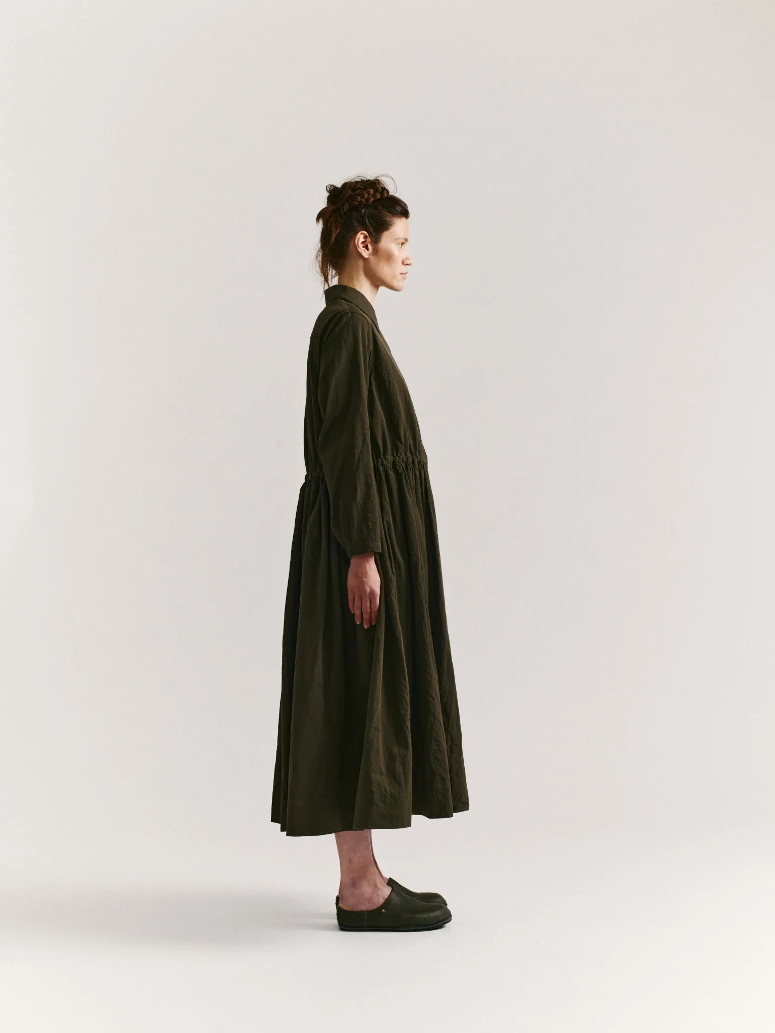 PANZY DRESS - PAPER COT - KHAKI sold by Casey Casey product image thumbnail 4