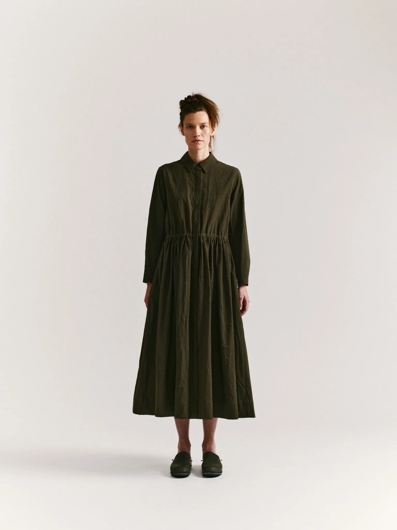 PANZY DRESS - PAPER COT - KHAKI sold by Casey Casey product image thumbnail 3