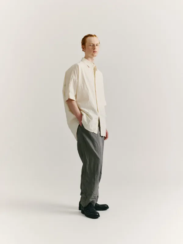 WAGA SHORT SLEEVE SHIRT - L COT - NATURAL sold by Casey Casey Womens