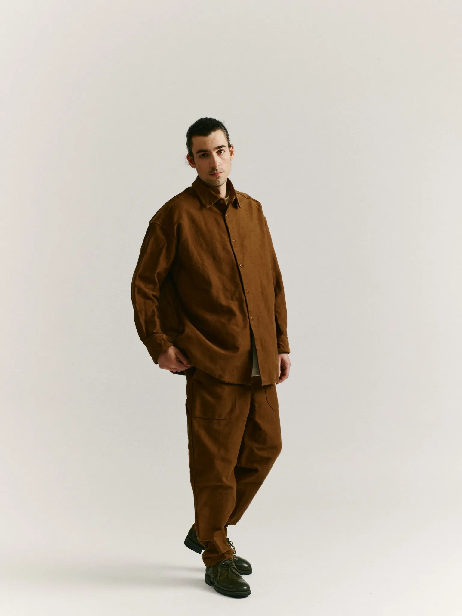 VOLUMER SHIRT - FAILLE - GINGER sold by Casey Casey product image thumbnail 2