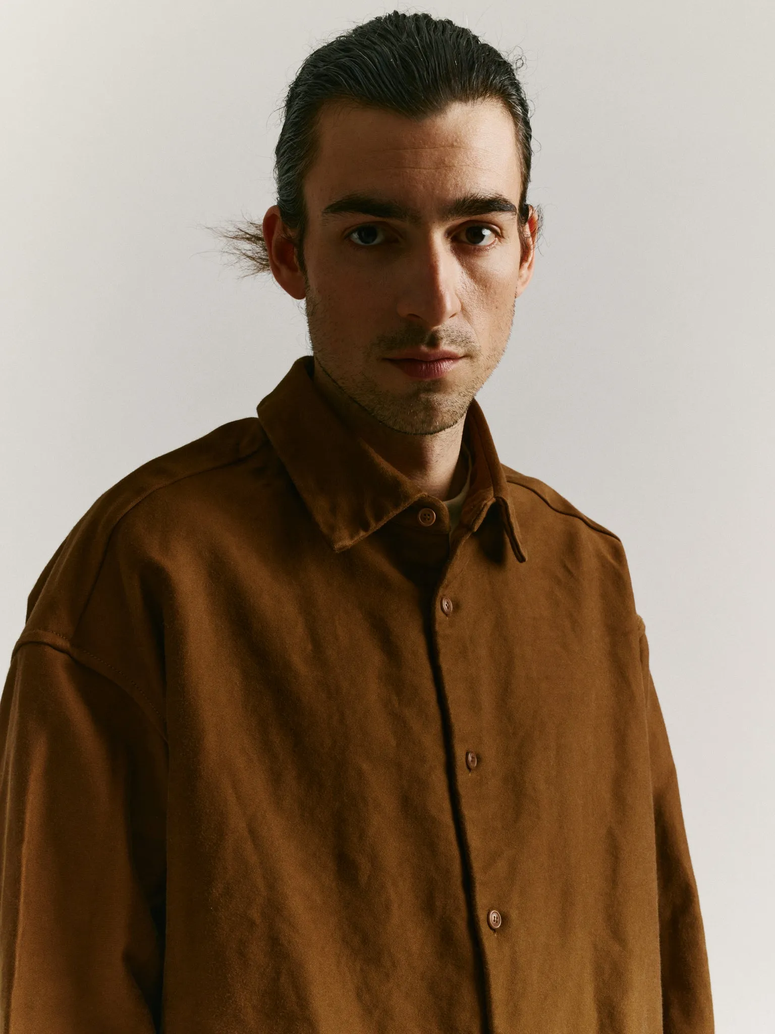 VOLUMER SHIRT - FAILLE - GINGER sold by Casey Casey product image thumbnail 5