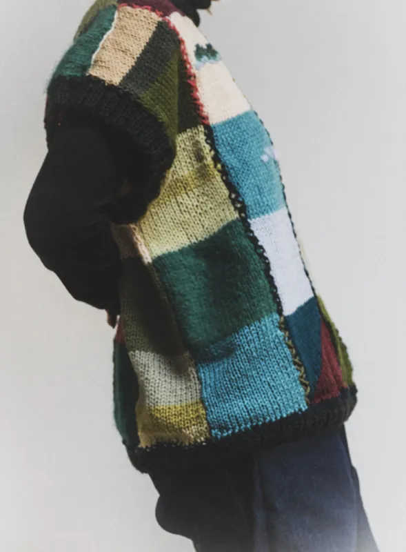 PATCHWORK SWEATER 5 - AS IS sold by Casey Casey Womens