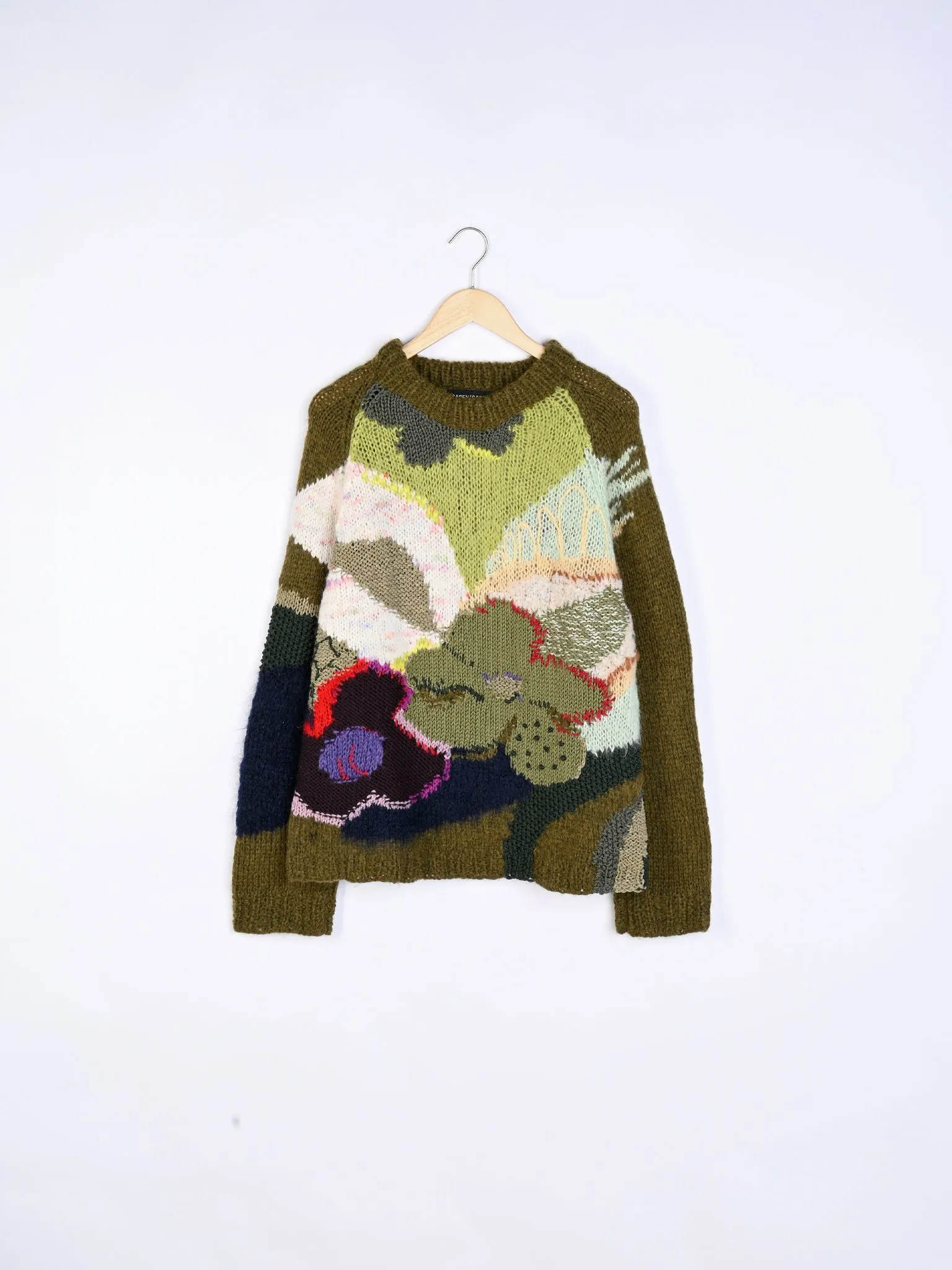 PATCHWORK SWEATER 3 - KHAKI sold by Casey Casey Womens product image thumbnail 3