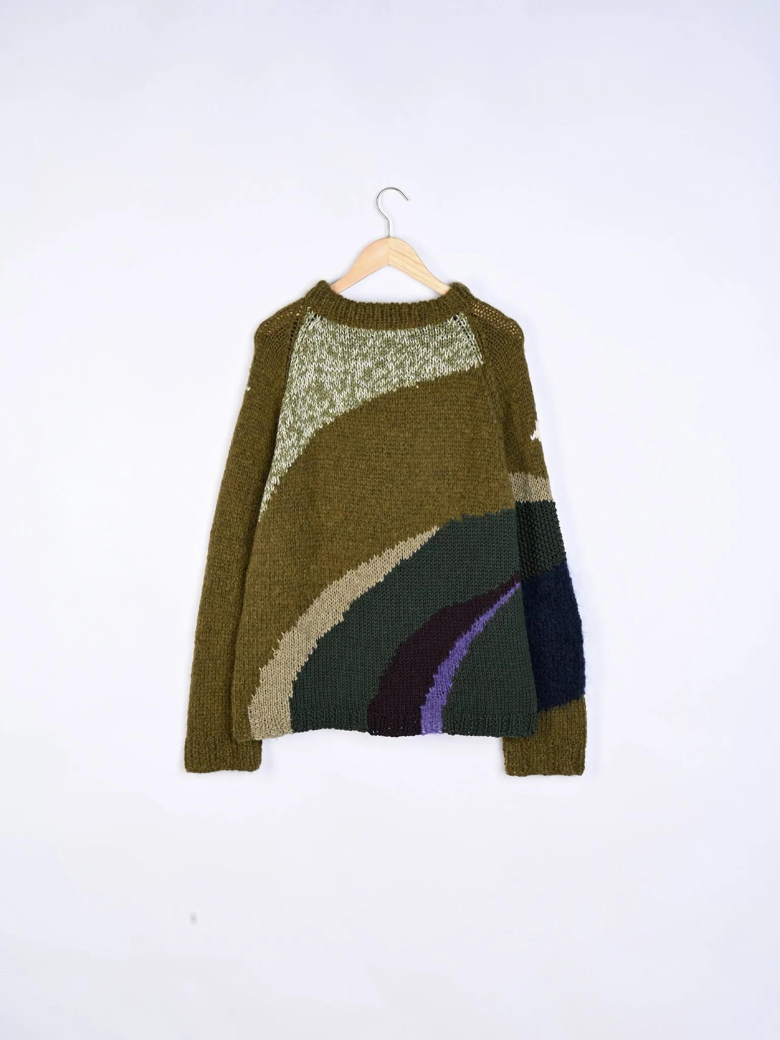 PATCHWORK SWEATER 3 - KHAKI sold by Casey Casey Womens product image thumbnail 2