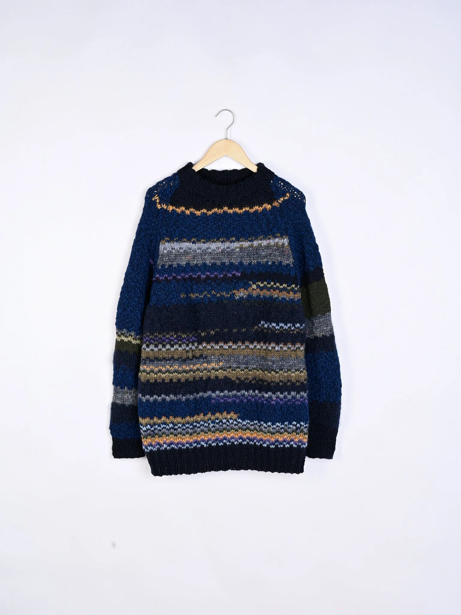 PATCHWORK SWEATER 3 - INK sold by Casey Casey Womens product image thumbnail 3